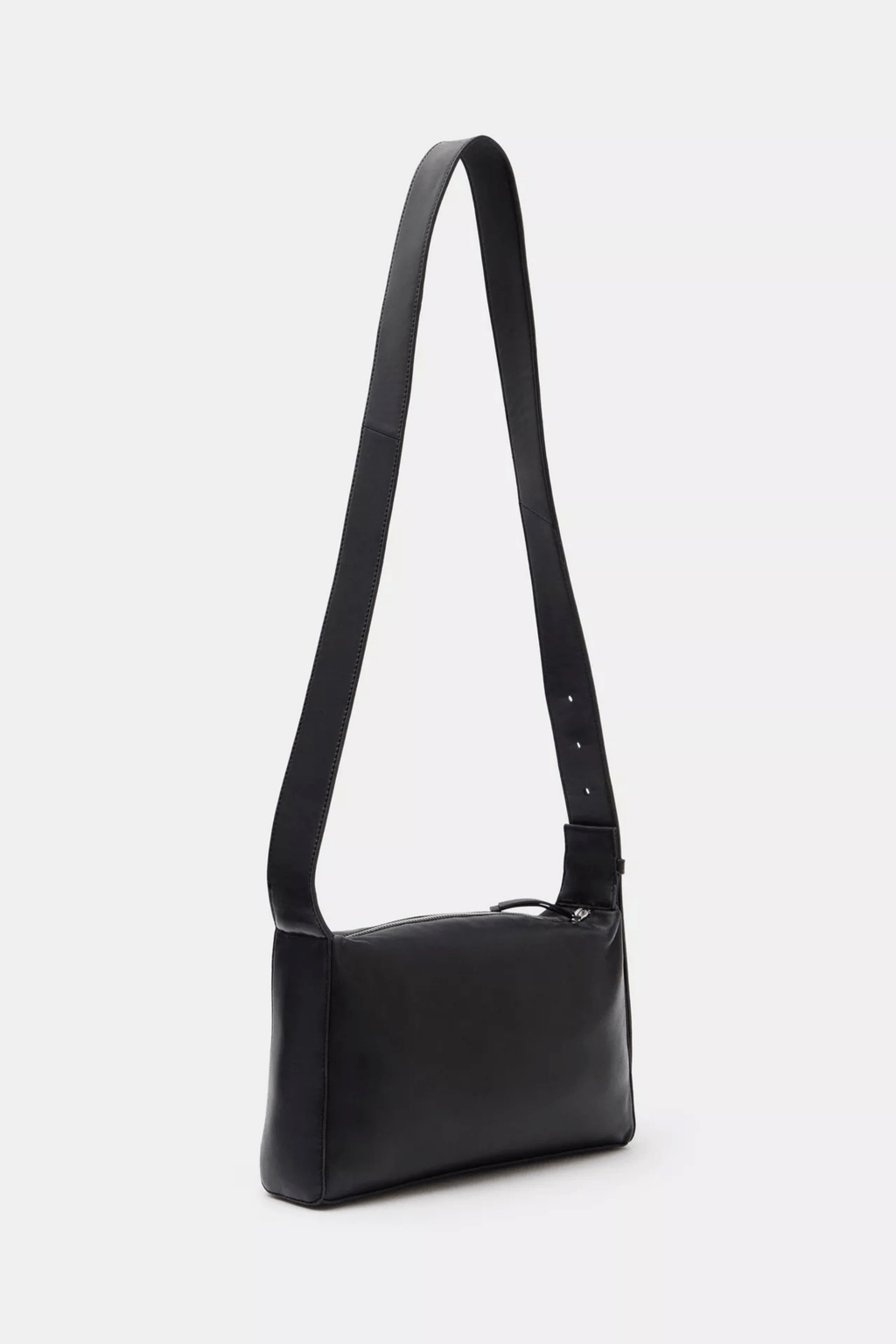 Luna Curve Leather Crossbody - BOB FASHIONBag