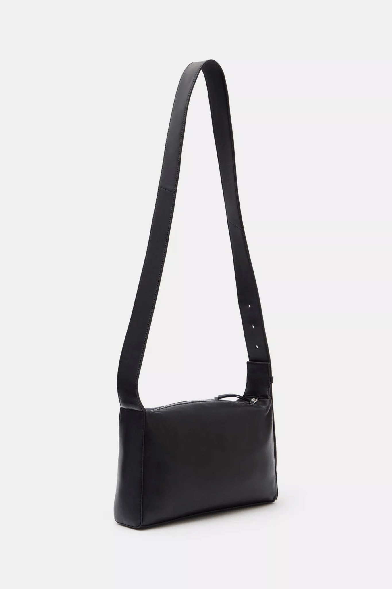 Luna Curve Leather Crossbody - BOB FASHIONBag