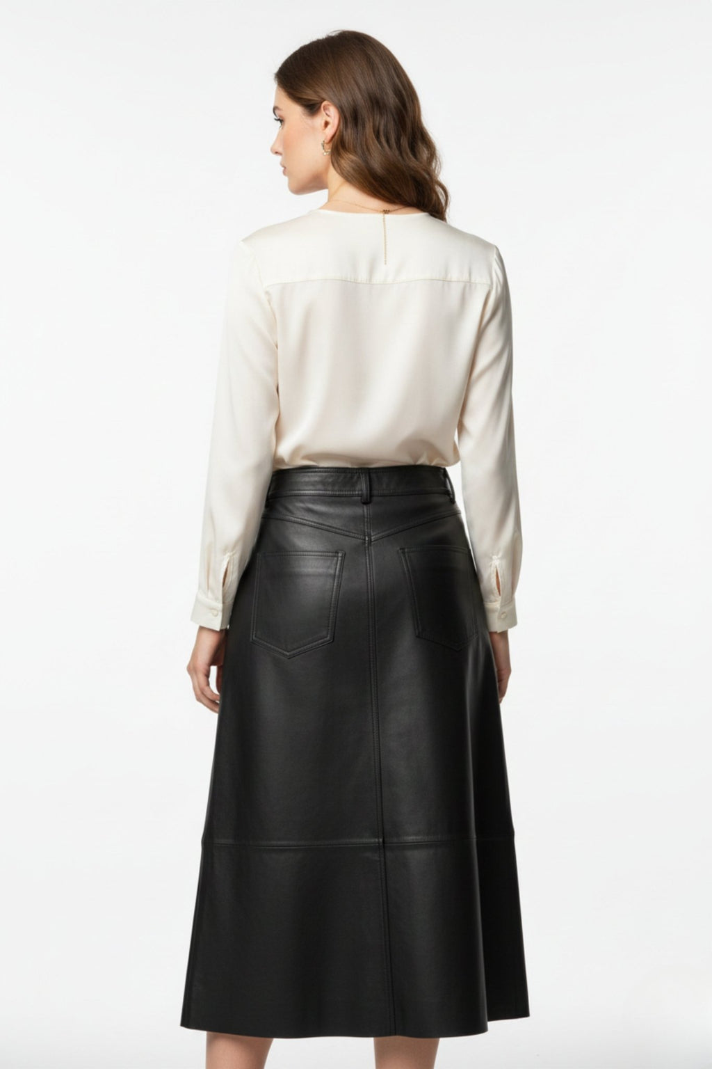 The Aurelia Leather Skirt - BOB FASHIONskirt