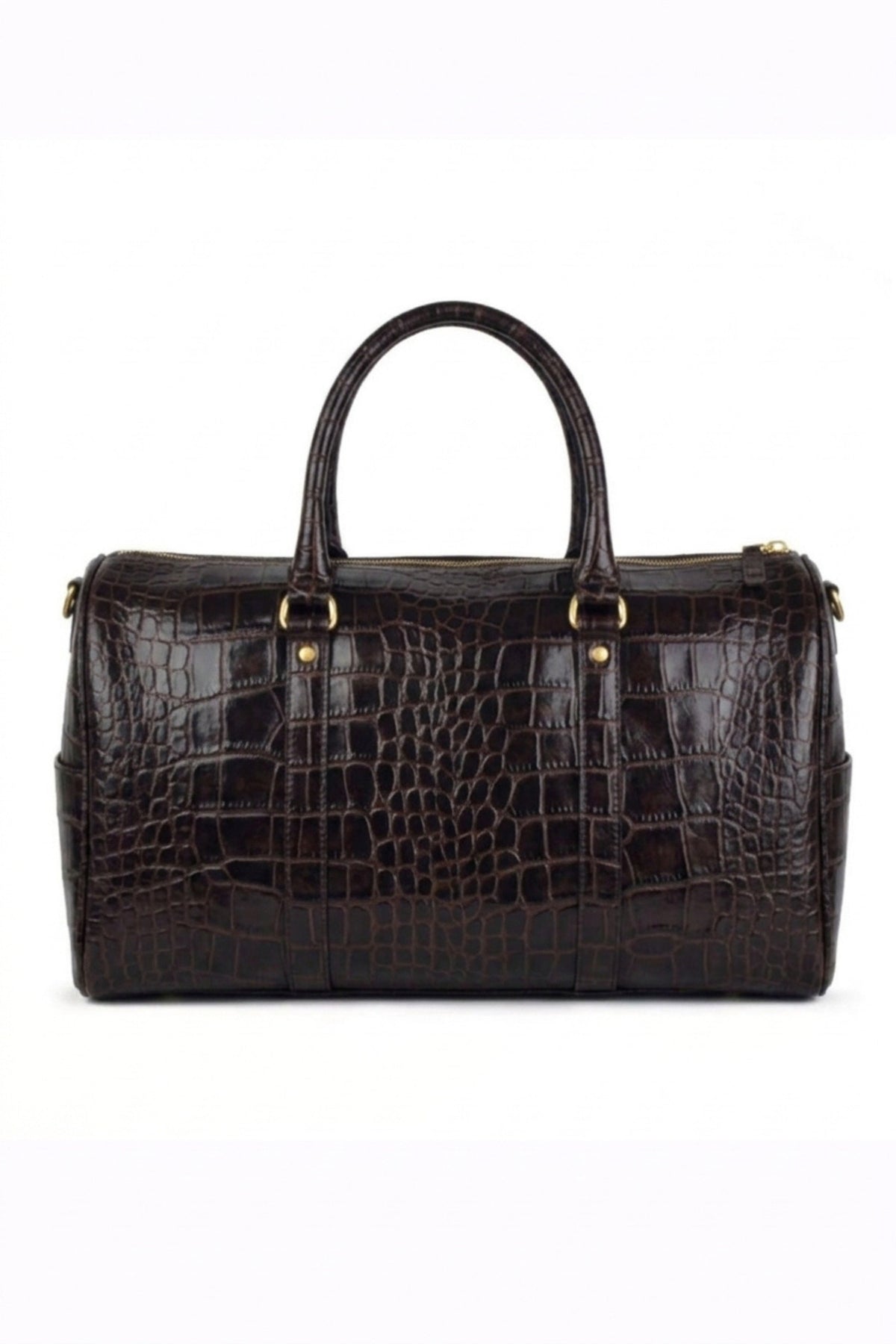 Croc Embossed Unisex Duffle Bag