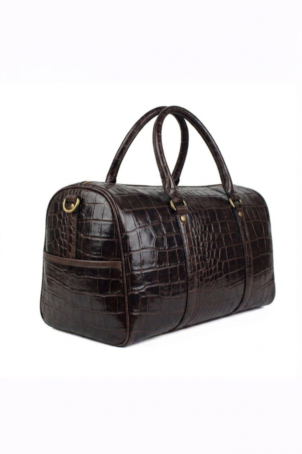 Croc Embossed Unisex Duffle Bag