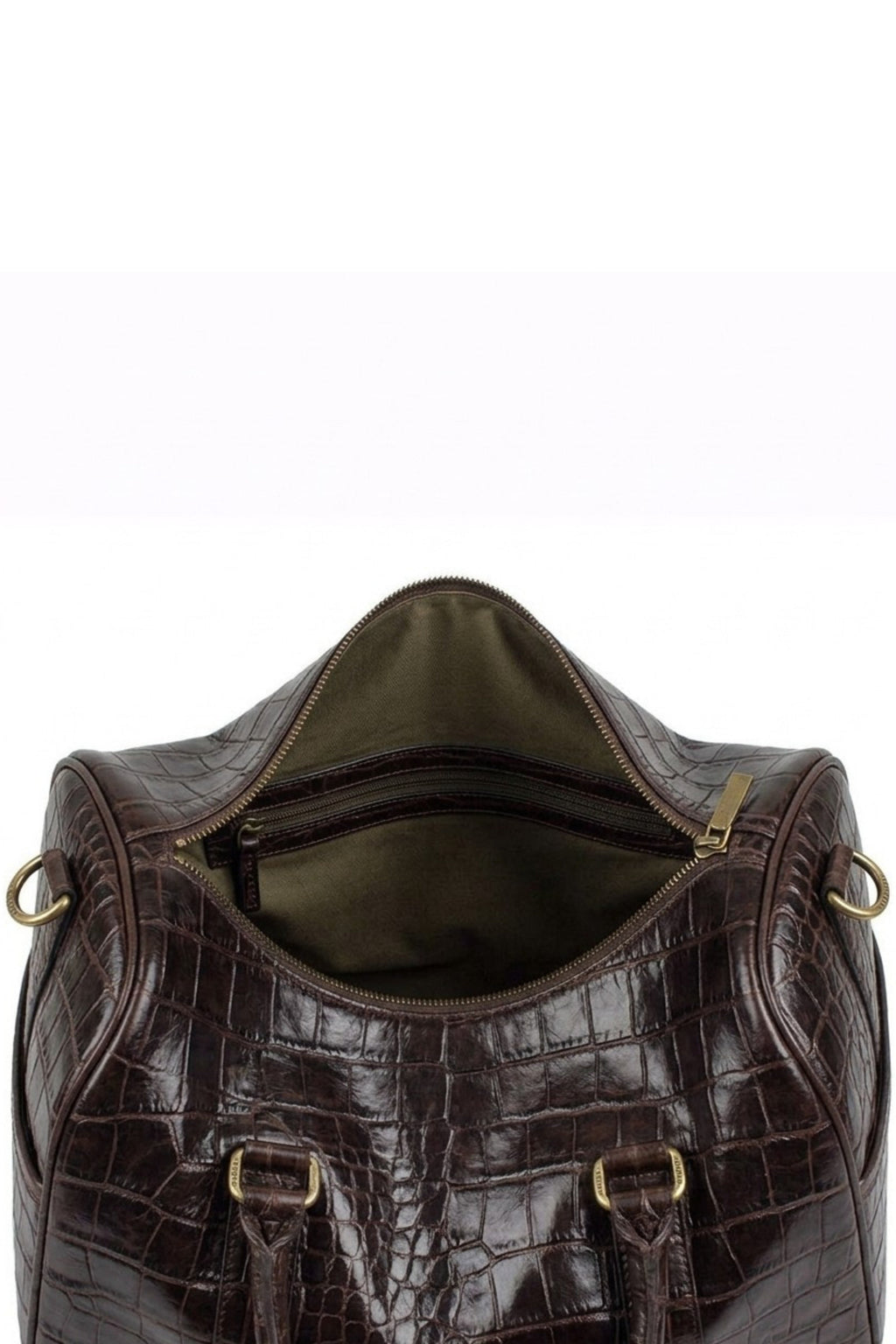 Croc Embossed Unisex Duffle Bag