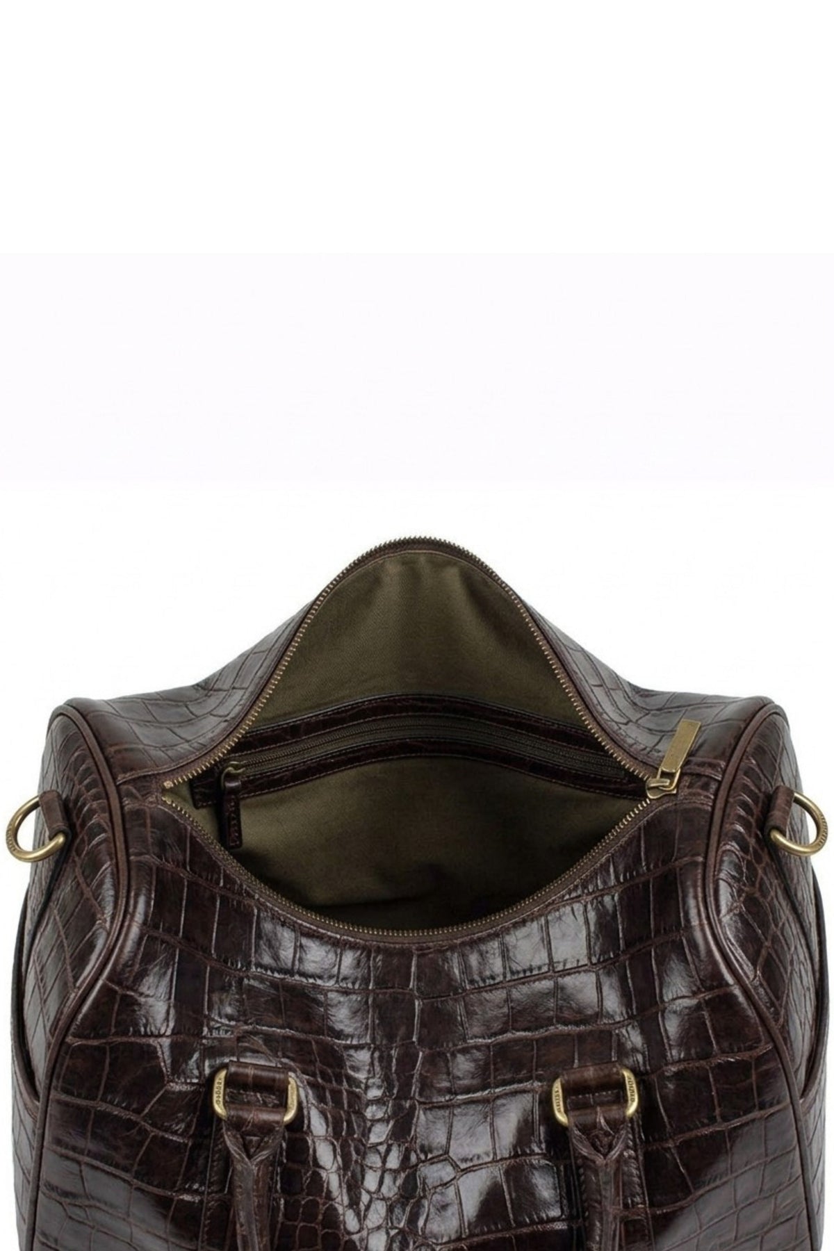Croc Embossed Unisex Duffle Bag