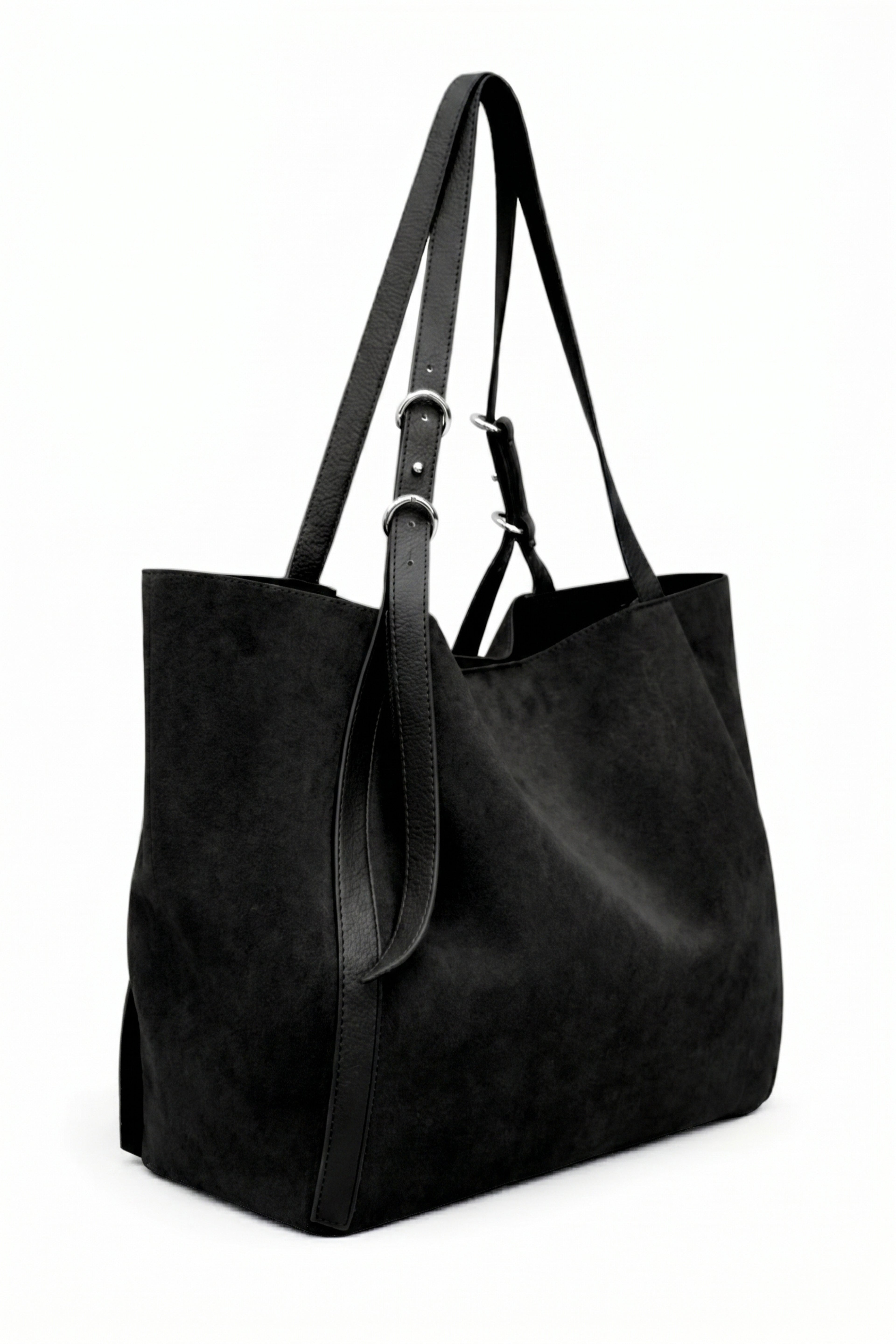 Amber Sun Suede Tote | Genuine Suede Tote