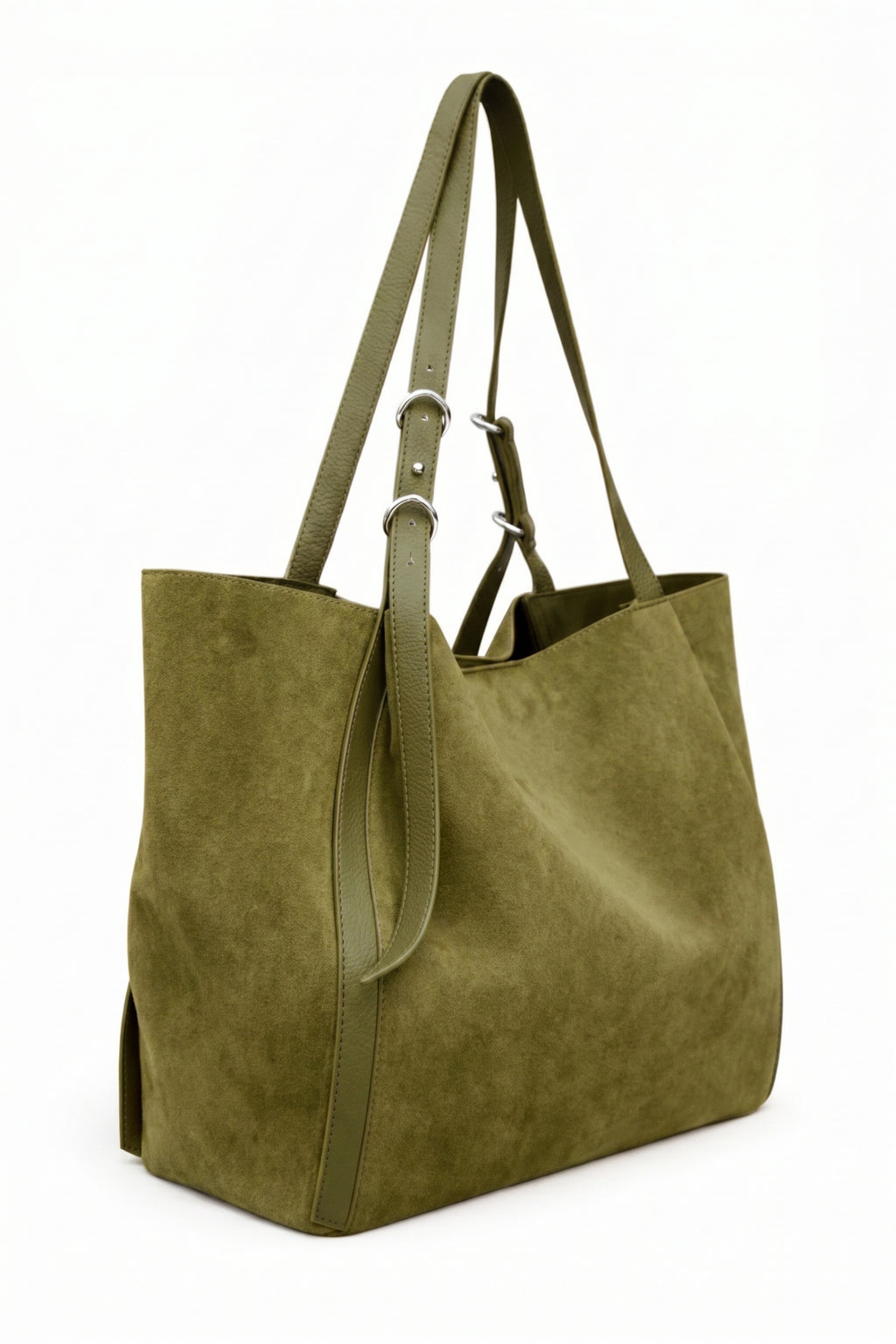 Amber Sun Suede Tote | Genuine Suede Tote