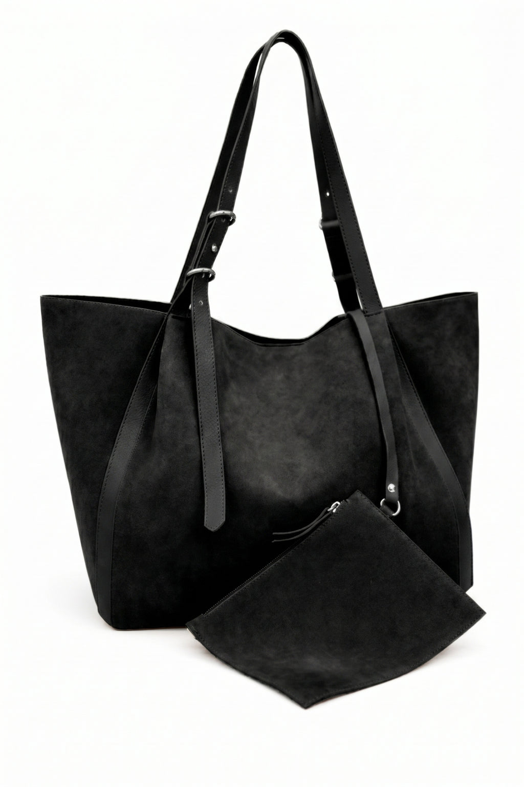 Amber Sun Suede Tote | Genuine Suede Tote