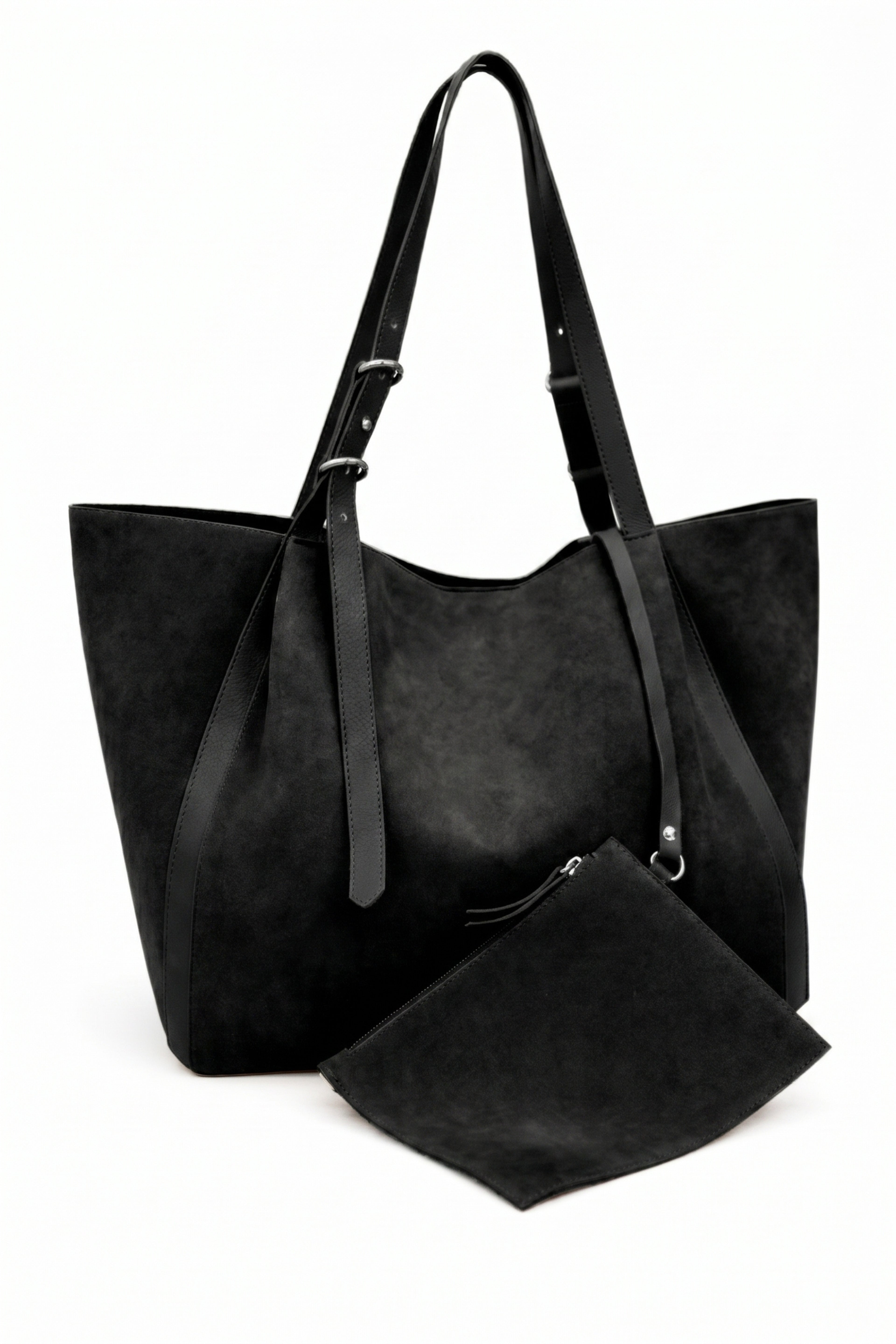 Amber Sun Suede Tote | Genuine Suede Tote