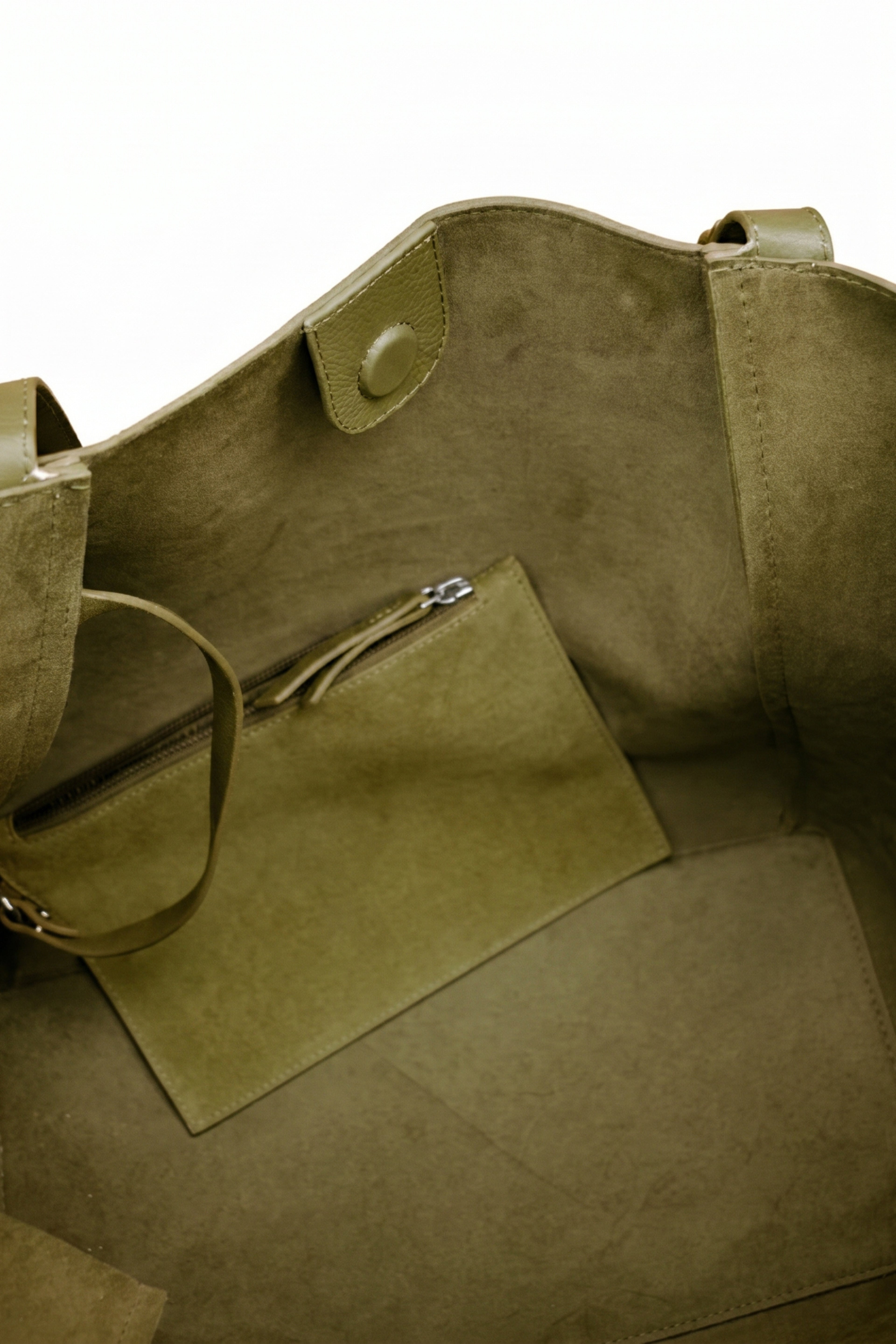Amber Sun Suede Tote | Genuine Suede Tote