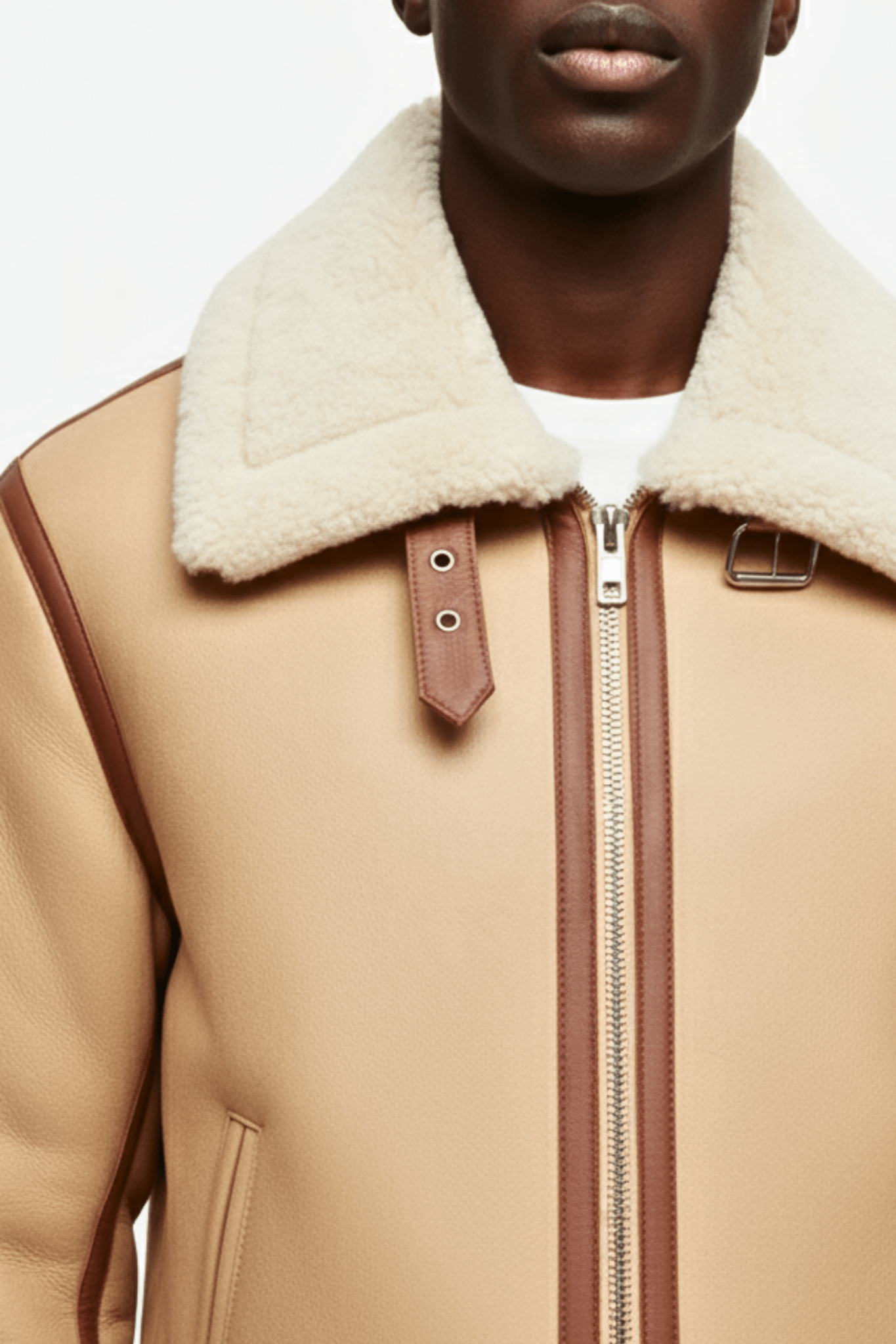 Bliss Aviator Luxe Shearling Jacket - BOB FASHIONJACKET