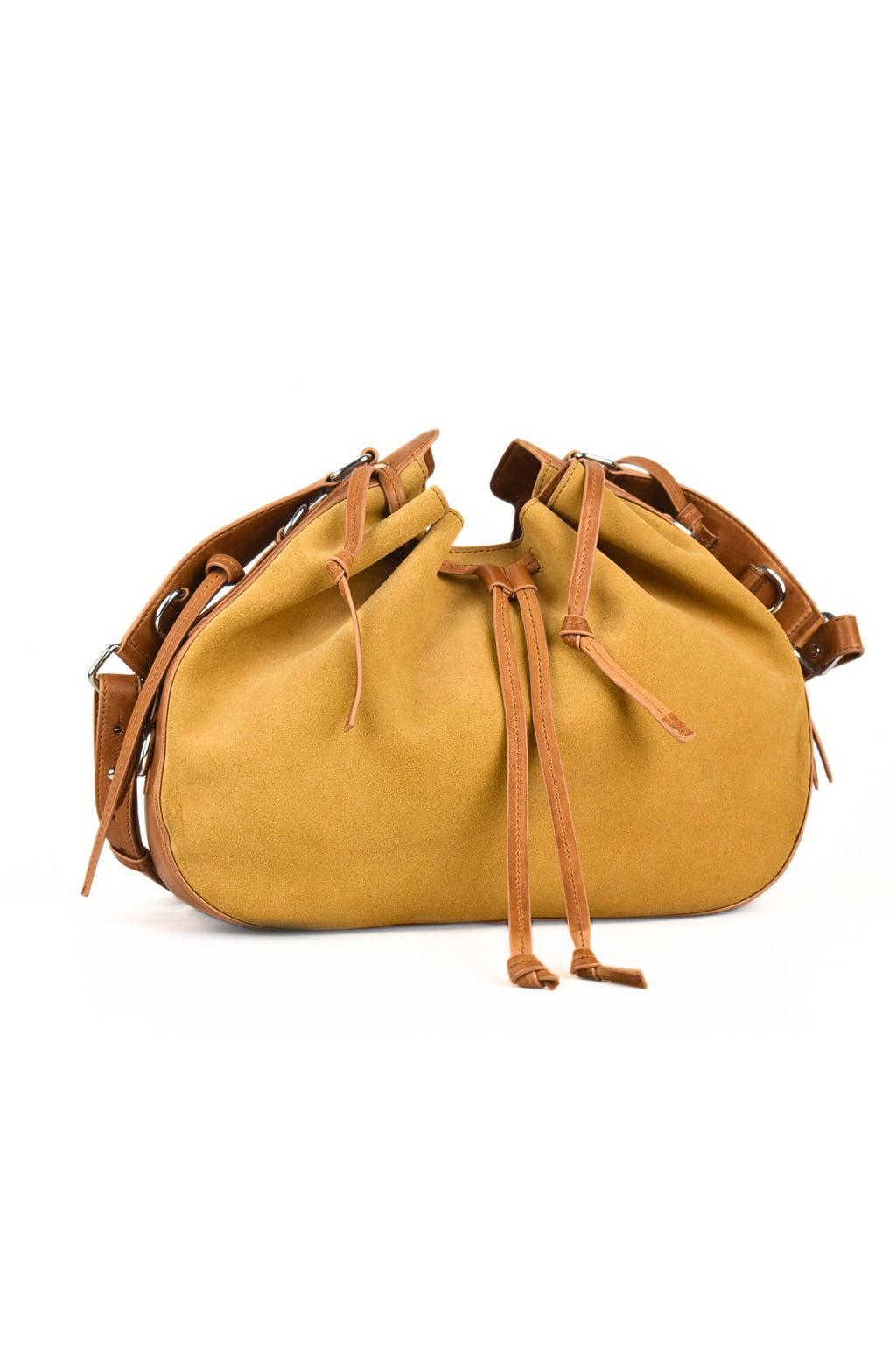 Terra Drawstring Shoulder Bag - Tan