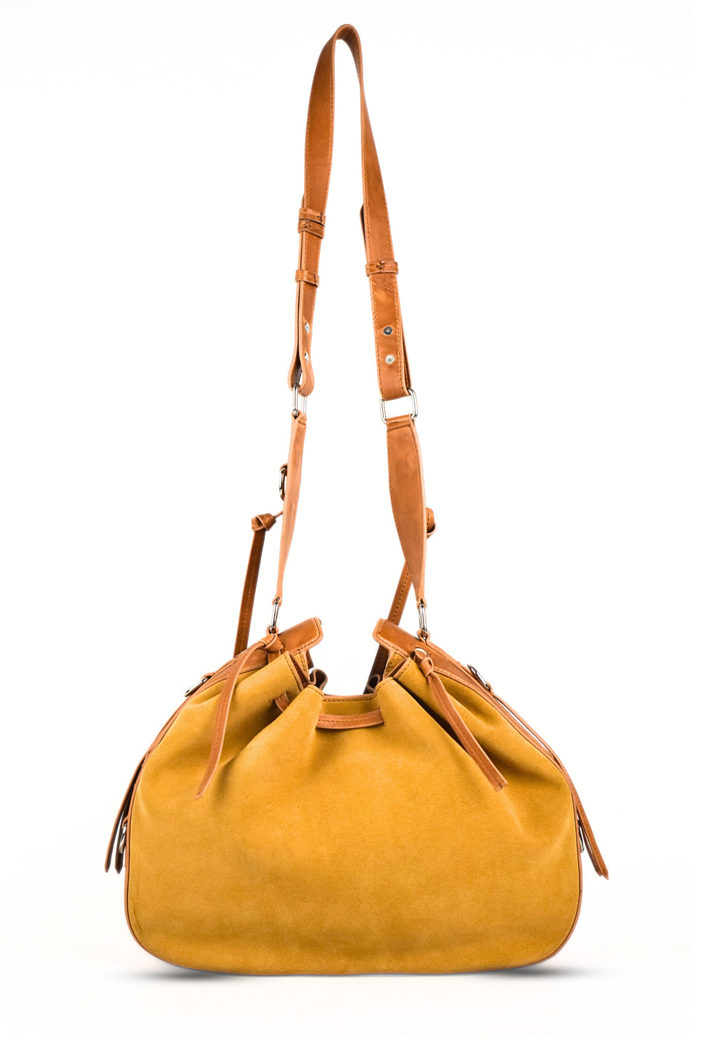 Terra Drawstring Shoulder Bag - Tan
