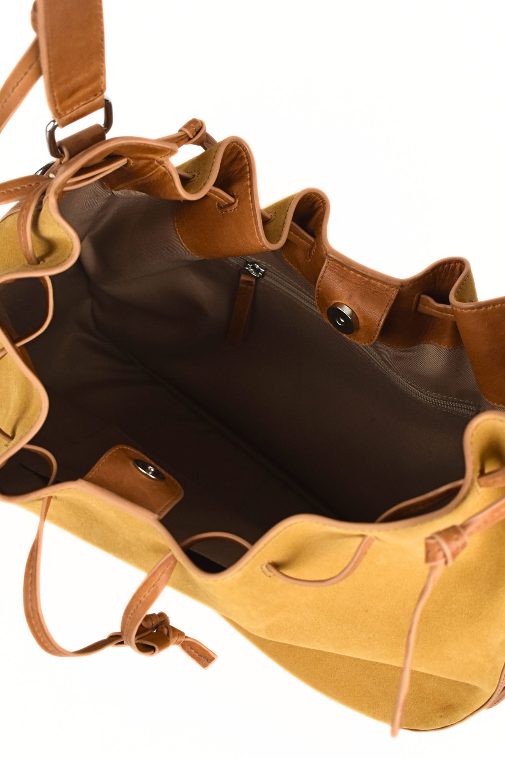 Terra Drawstring Shoulder Bag - Tan
