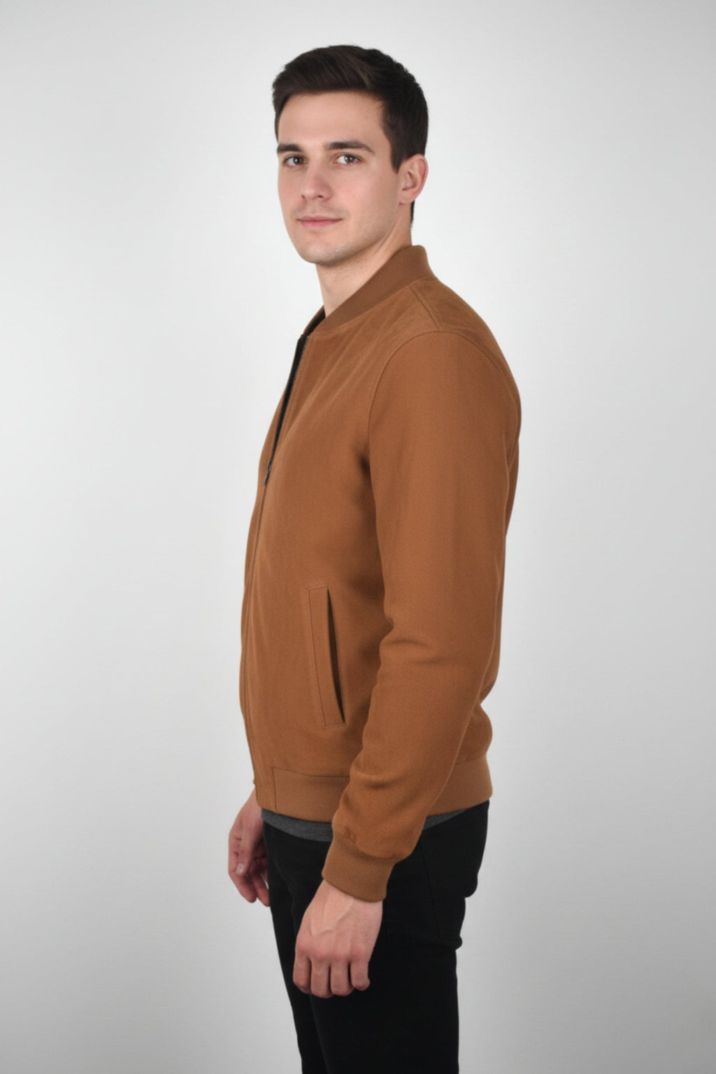 Sienna Regal Leather Bomber - BOB FASHIONJACKET