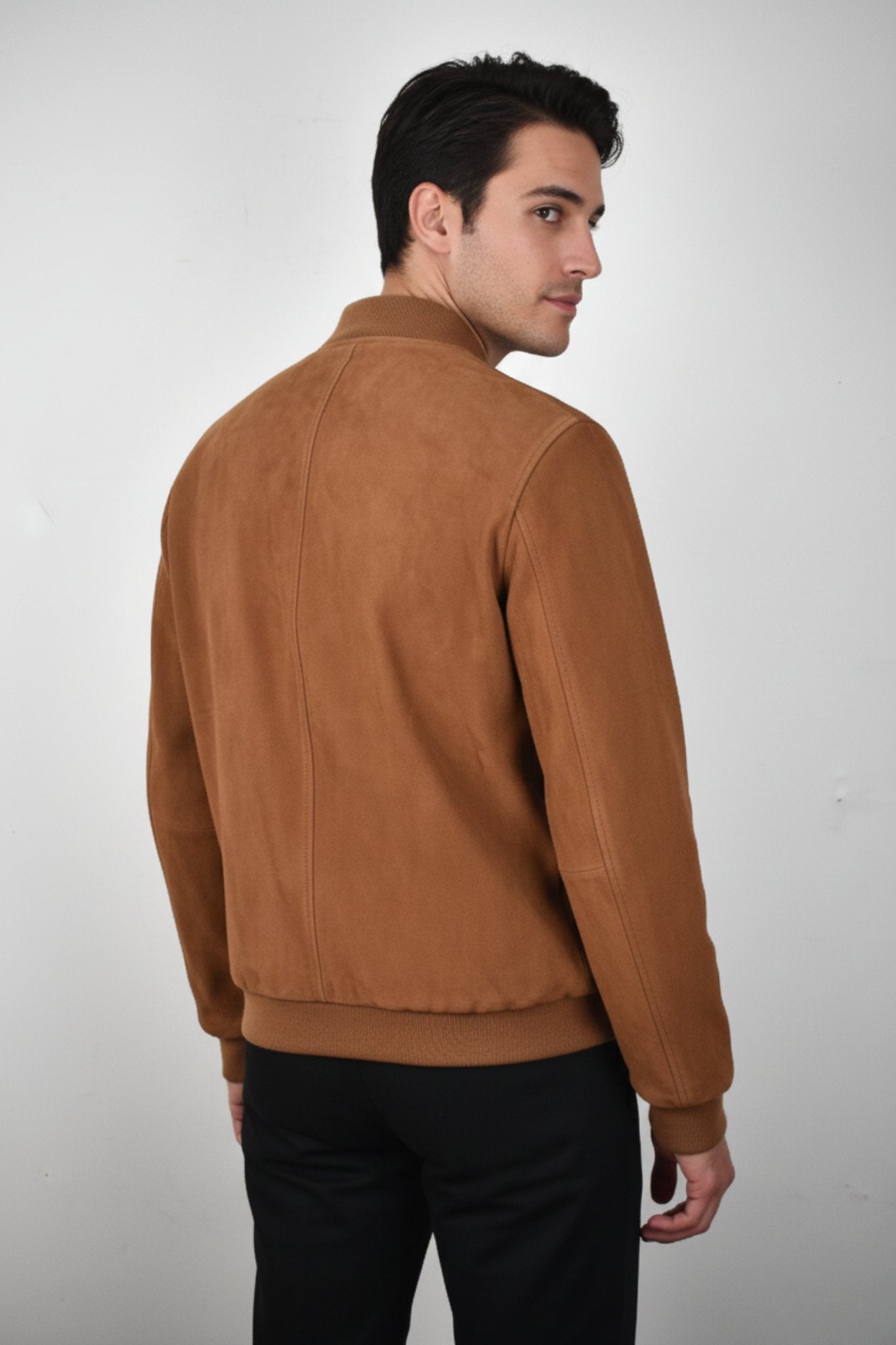 Sienna Regal Leather Bomber - BOB FASHIONJACKET