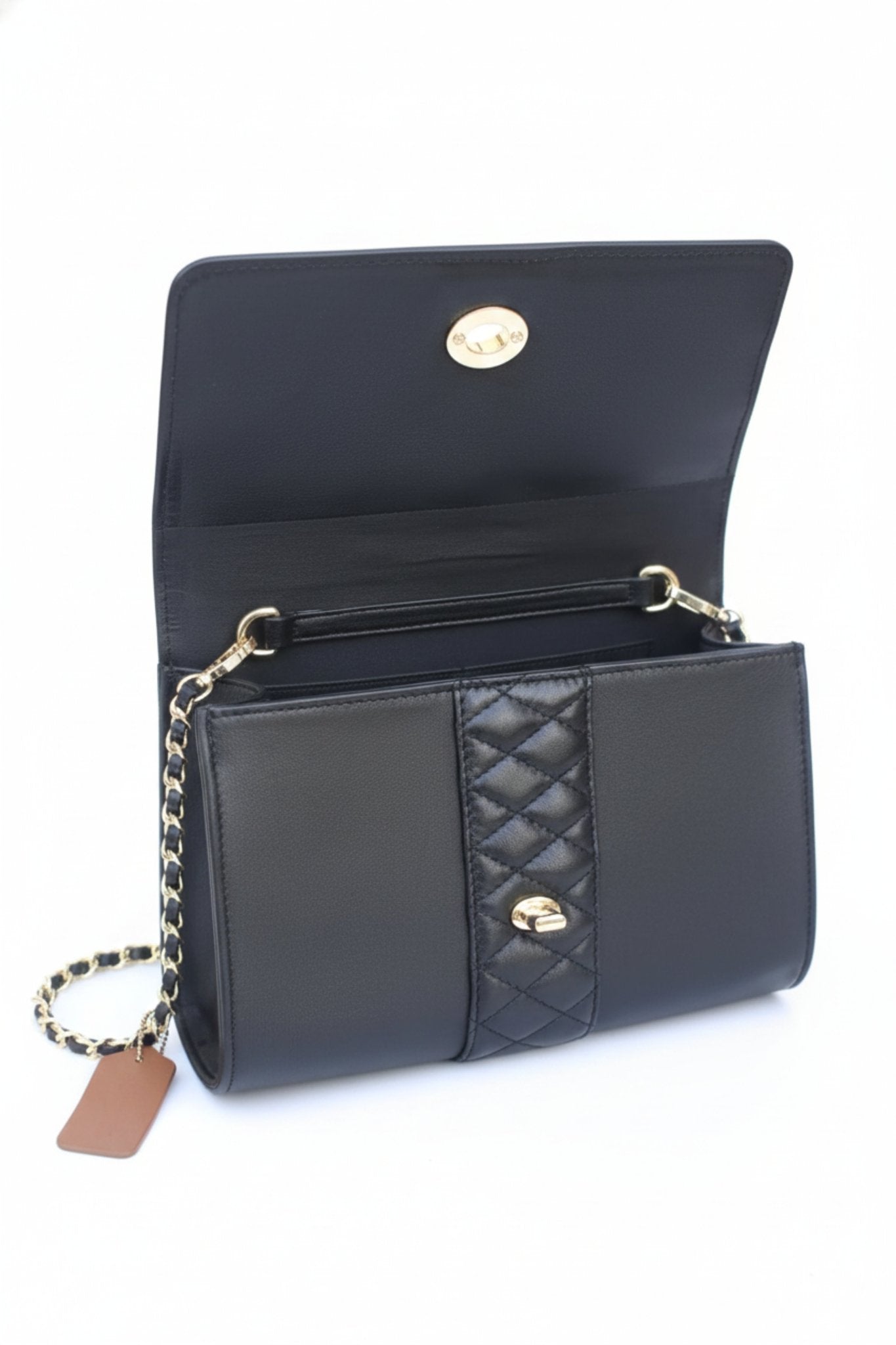 Noir Bow Luxe Chain Bag - BOB FASHION