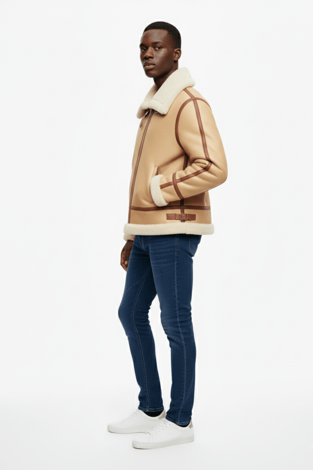 Bliss Aviator Luxe Shearling Jacket - BOB FASHIONJACKET
