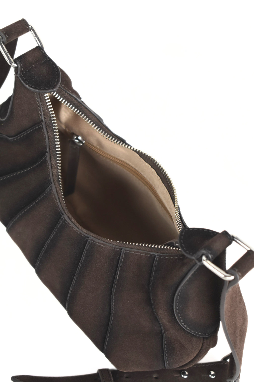 Aurelle Suede Shoulder Bag