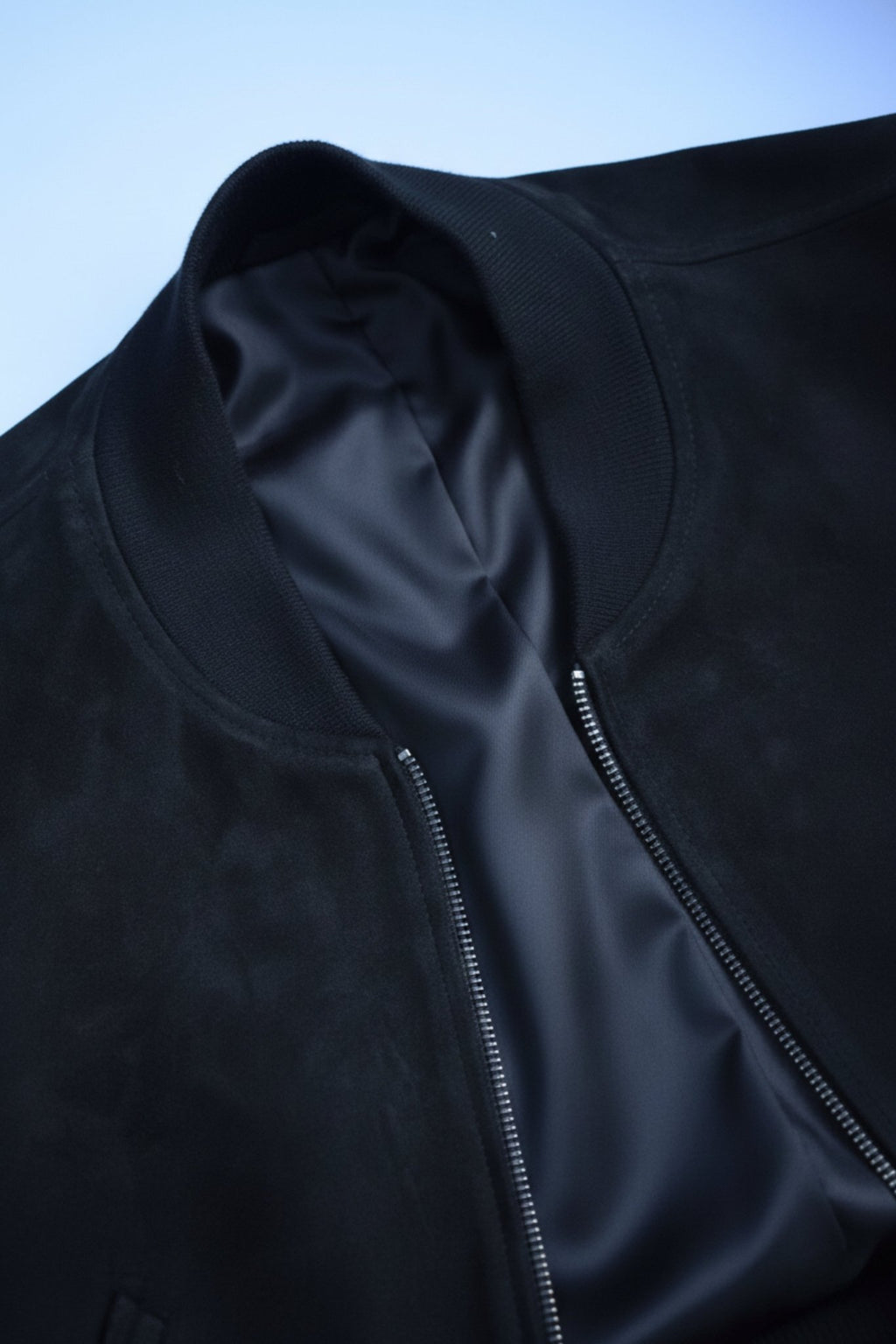 Sienna Regal Leather Bomber - Black - BOB FASHIONJACKET