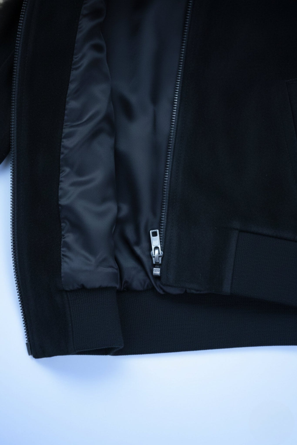 Sienna Regal Leather Bomber - Black - BOB FASHIONJACKET