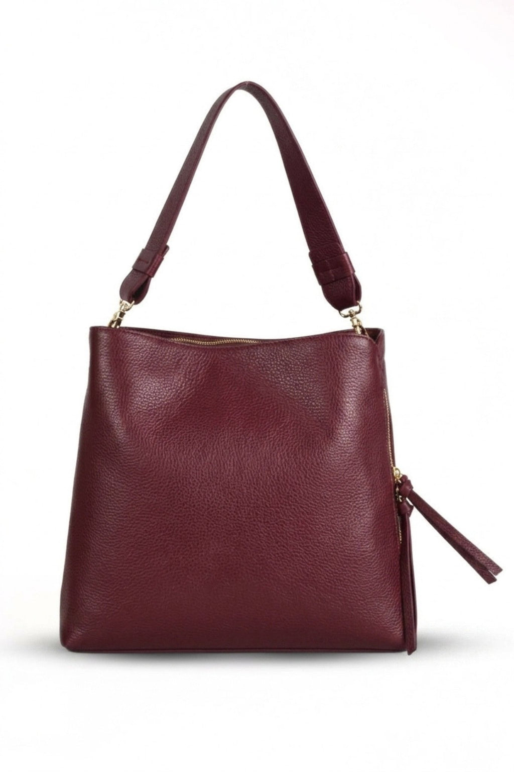 Elara Luxe Leather Shoulder Bag