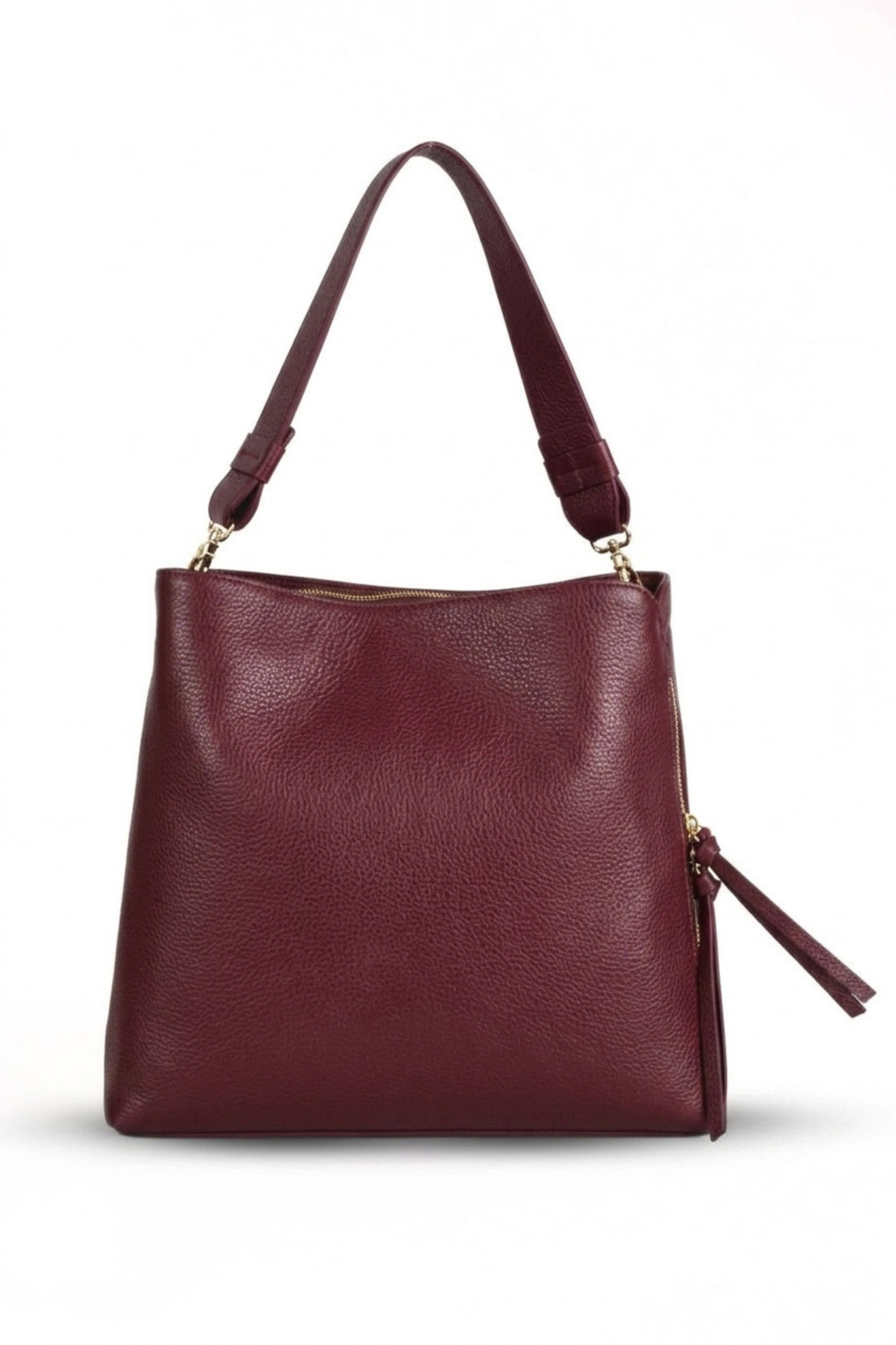 Elara Luxe Leather Shoulder Bag