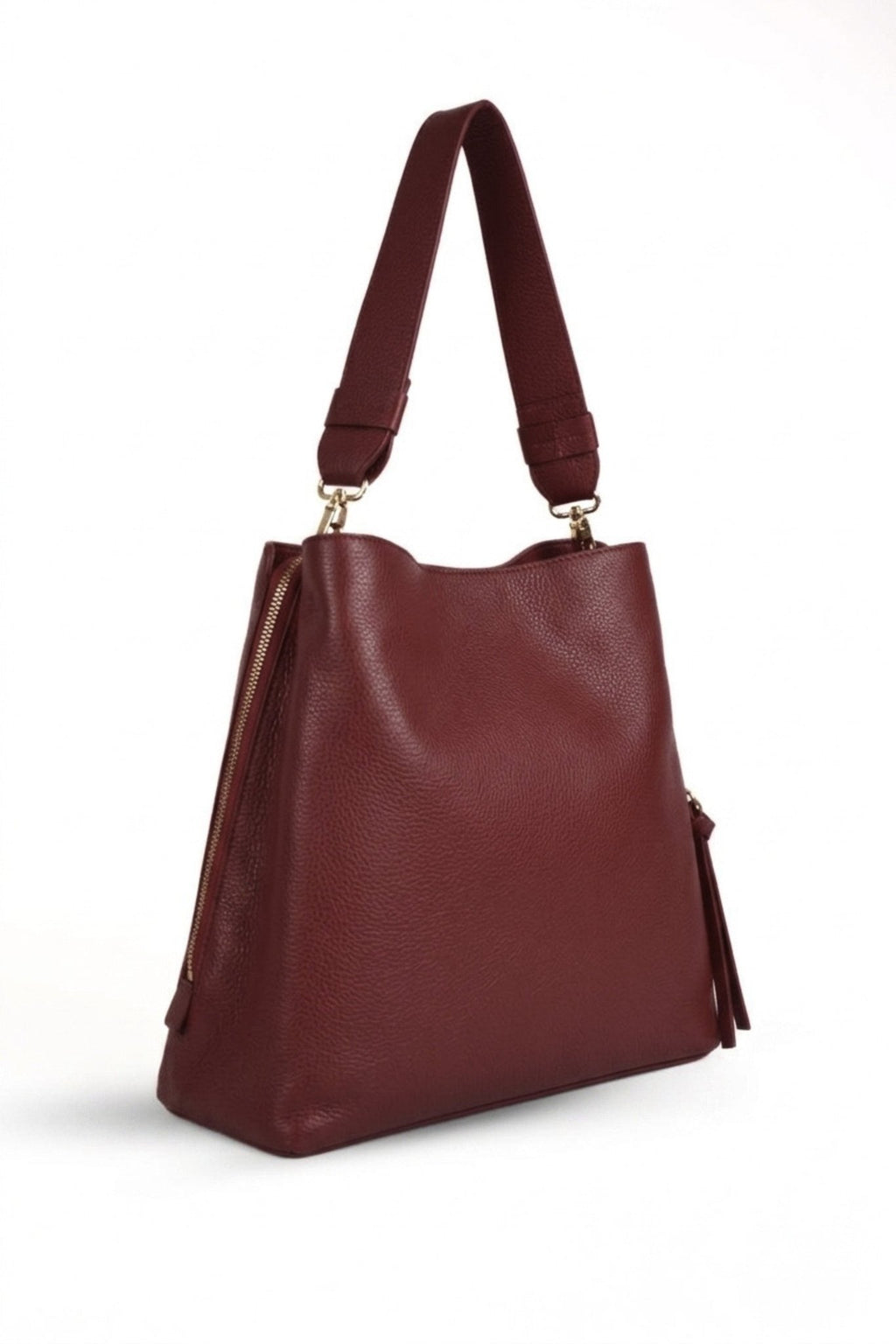 Elara Luxe Leather Shoulder Bag