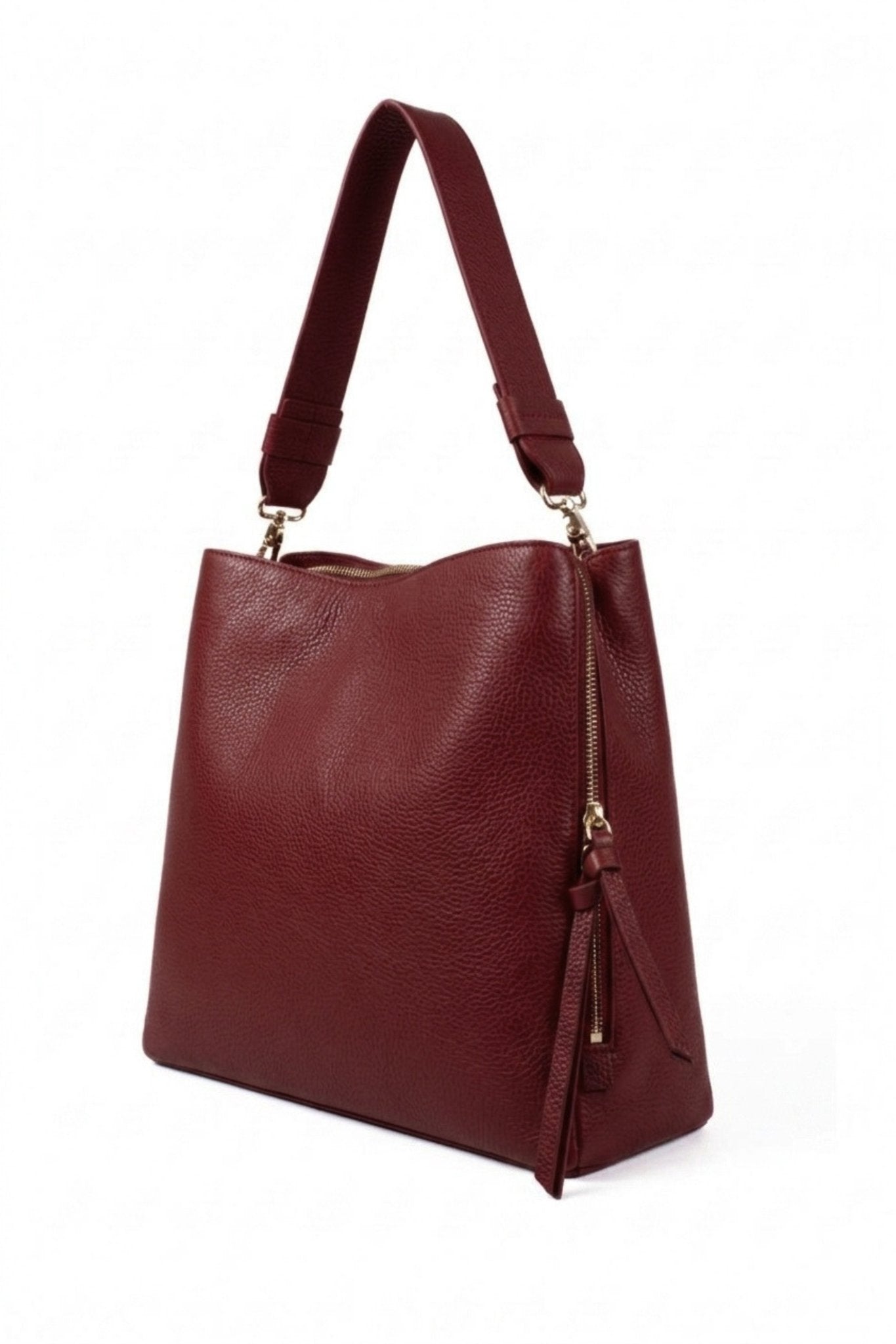 Elara Luxe Leather Shoulder Bag