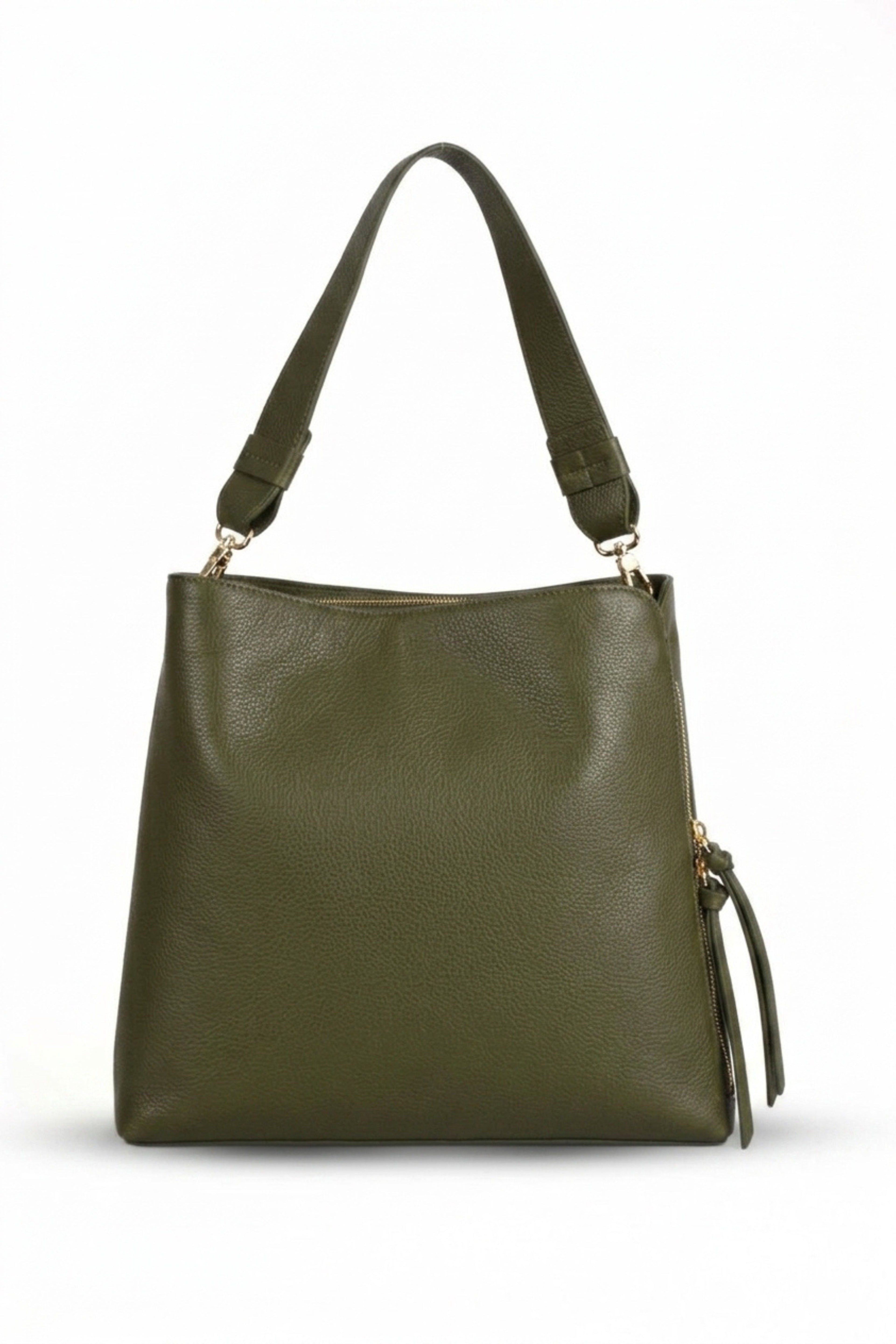Elara Luxe Leather Shoulder Bag