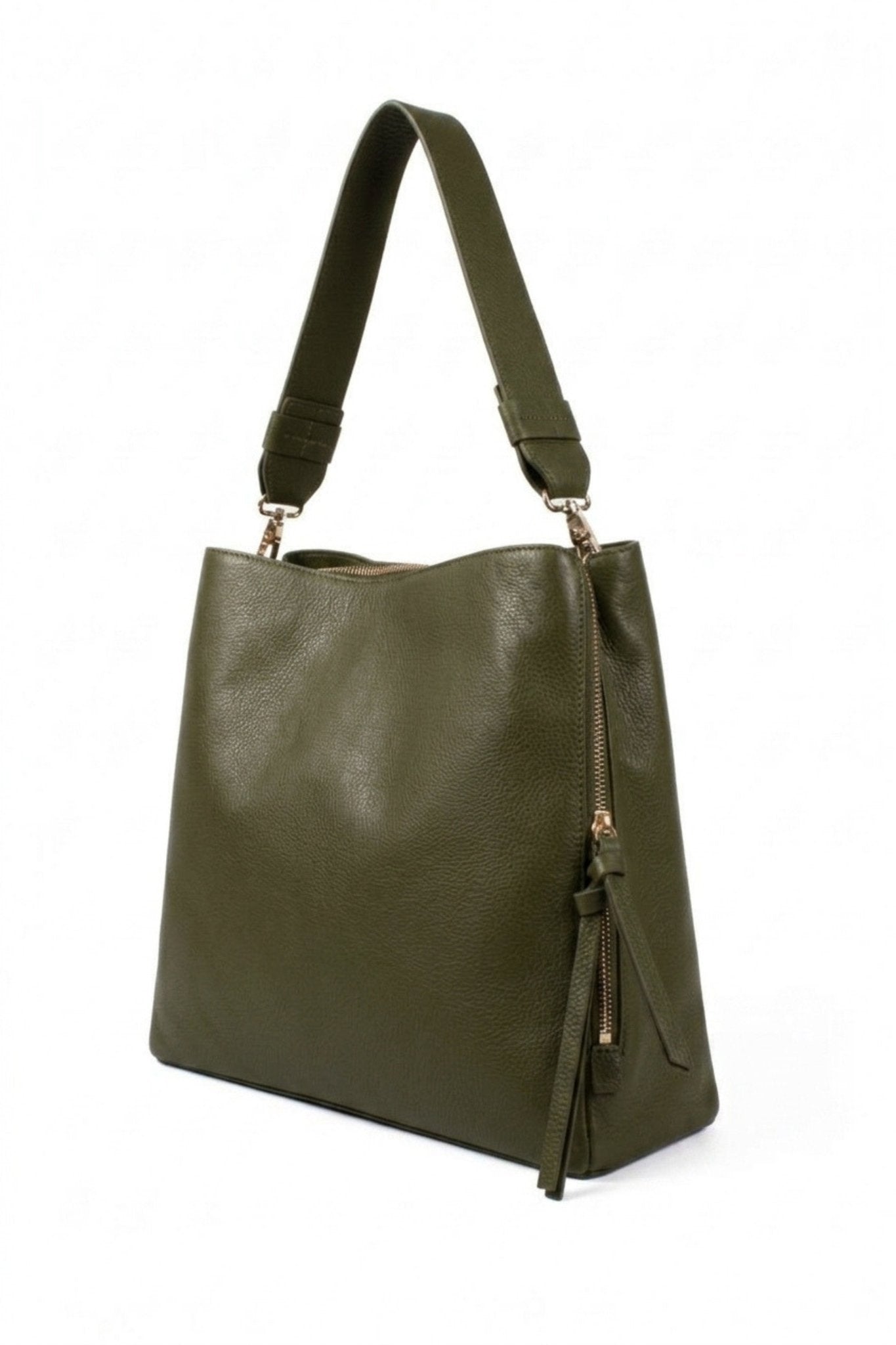 Elara Luxe Leather Shoulder Bag