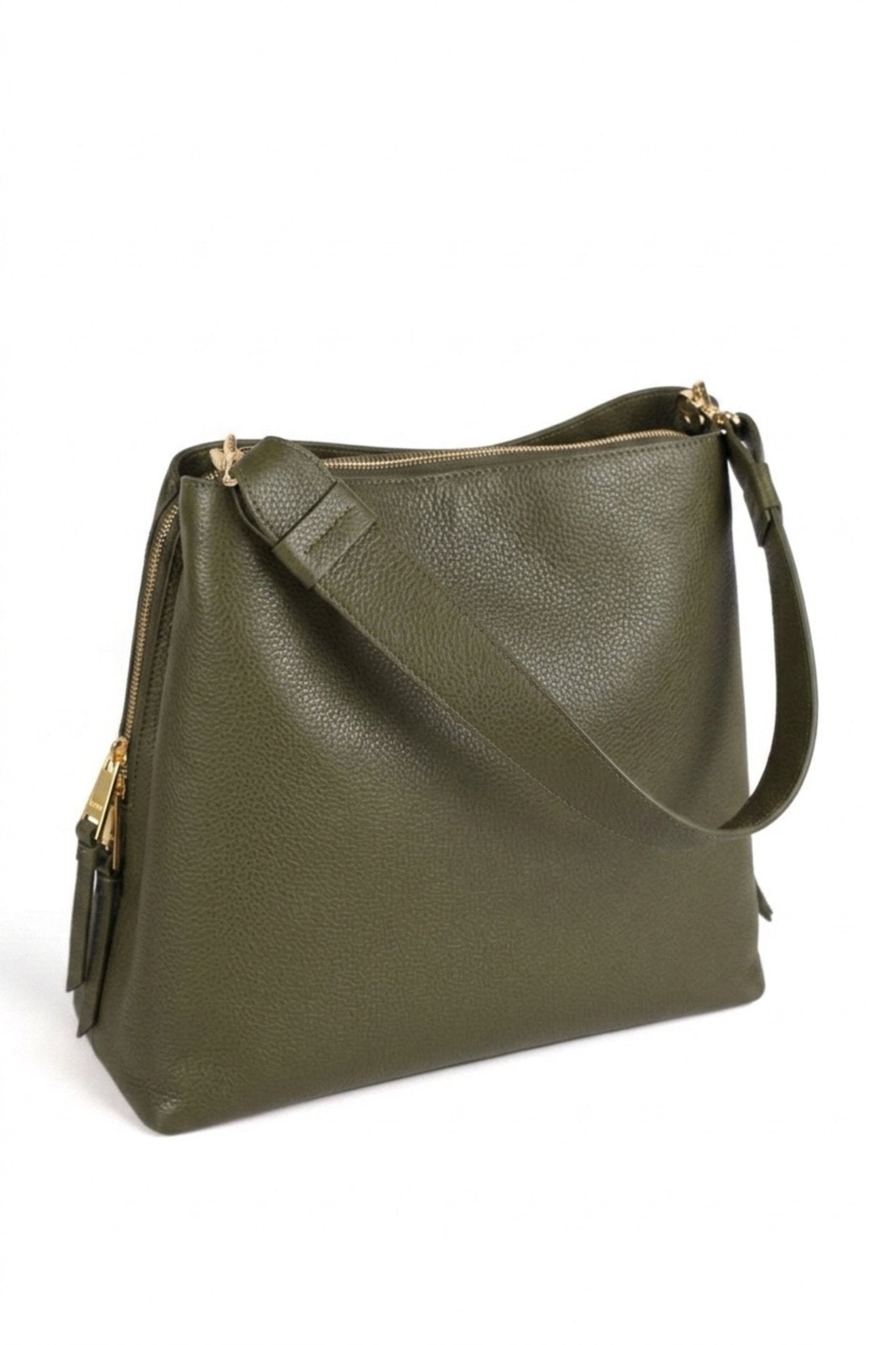 Elara Luxe Leather Shoulder Bag