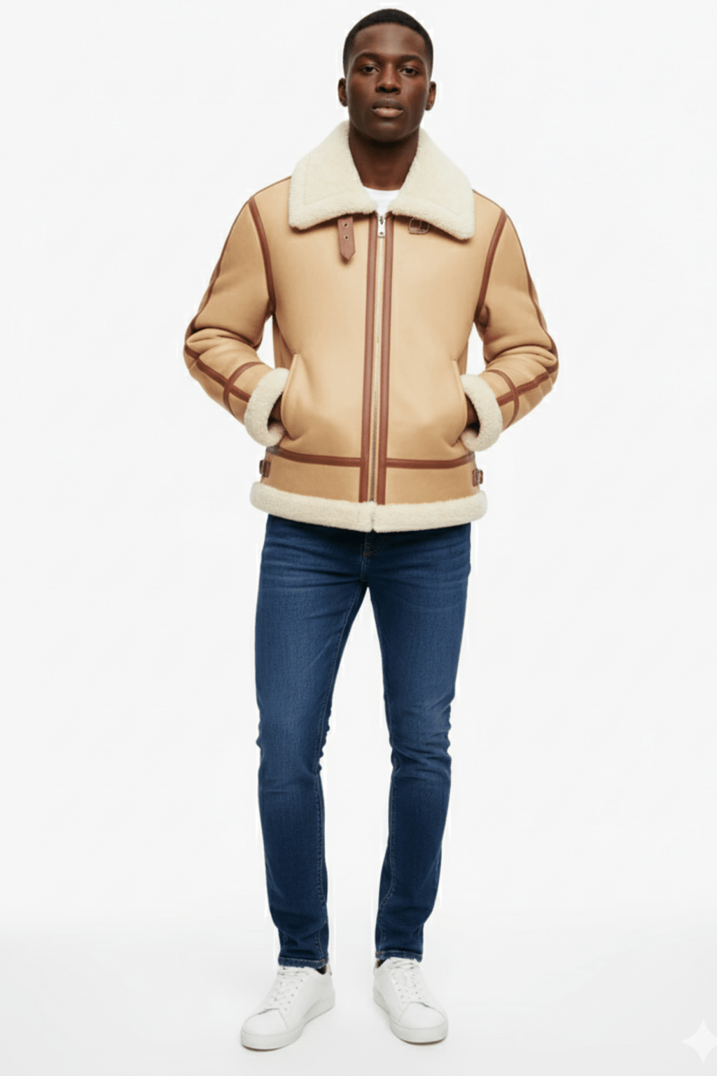 Bliss Aviator Luxe Shearling Jacket - BOB FASHIONJACKET