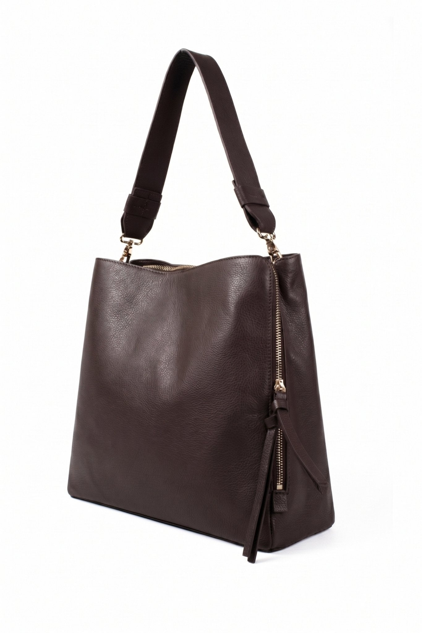 Elara Luxe Leather Shoulder Bag