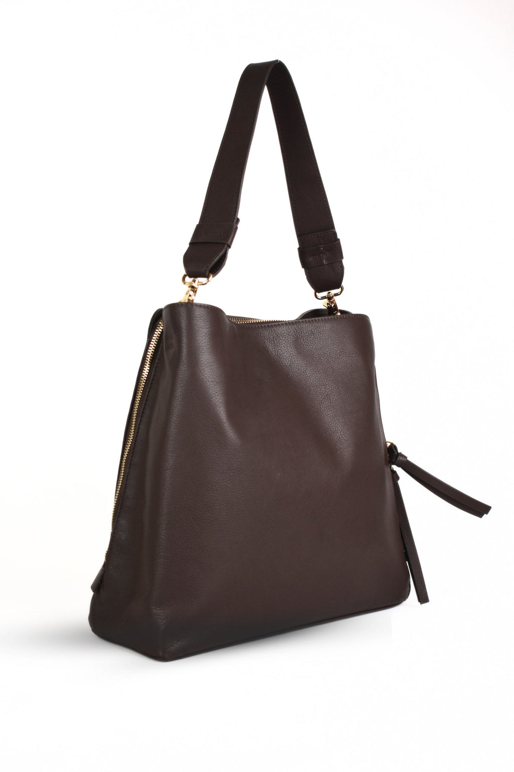 Elara Luxe Leather Shoulder Bag