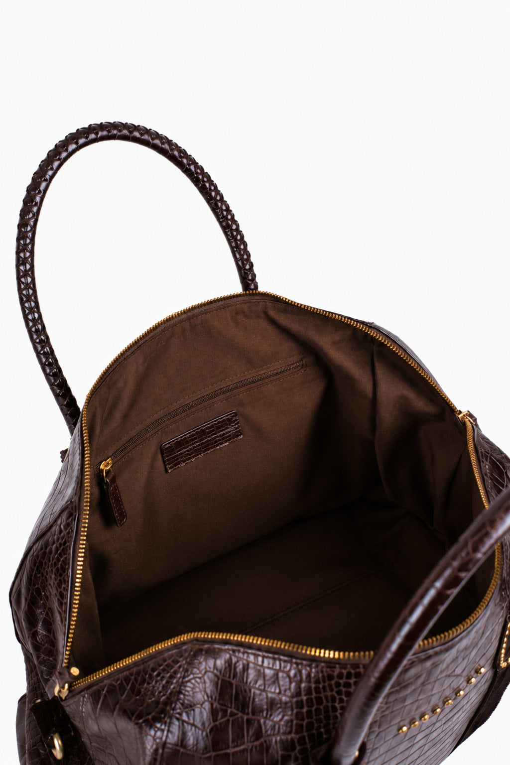 Unisex Croco Duffel Bag