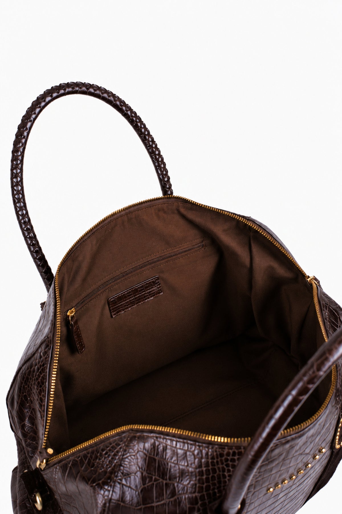 Unisex Croco Duffel Bag