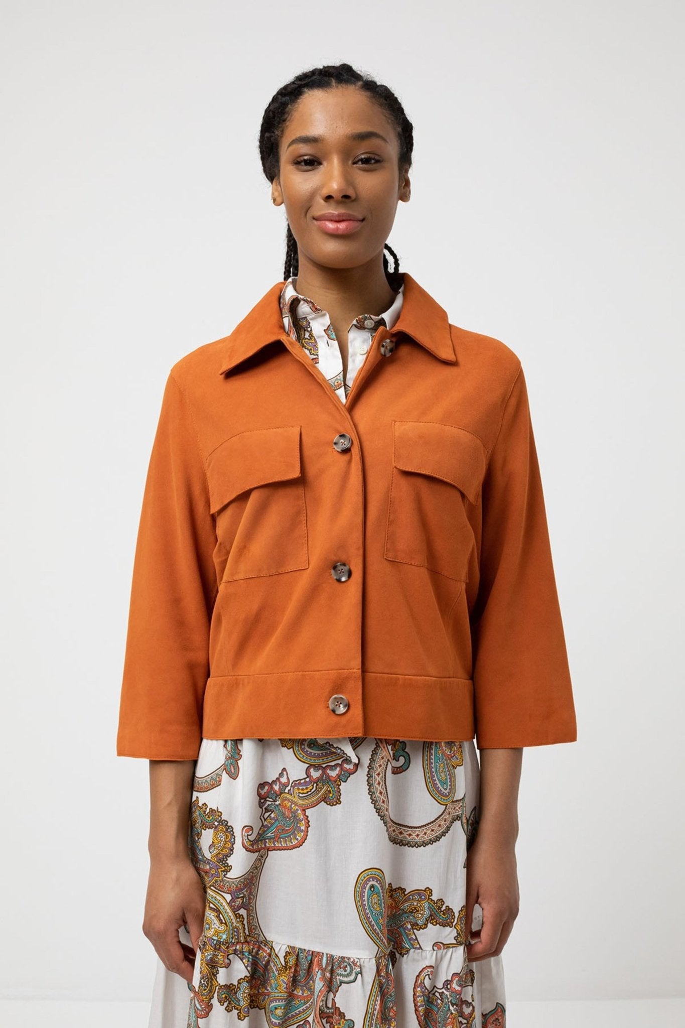 Sahara Suede Shirt - BOB FASHIONLeather Shirt