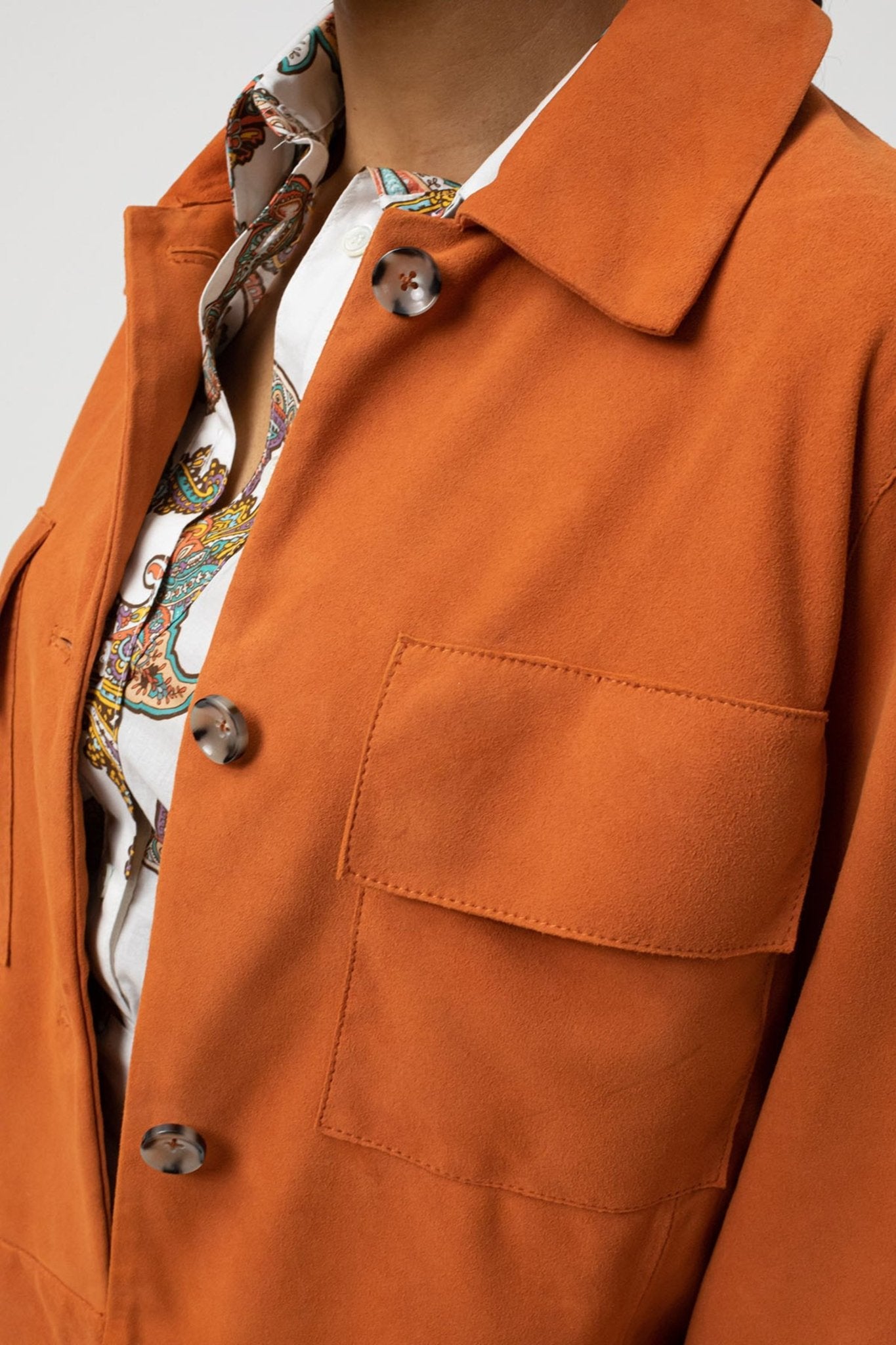 Sahara Suede Shirt - BOB FASHIONLeather Shirt