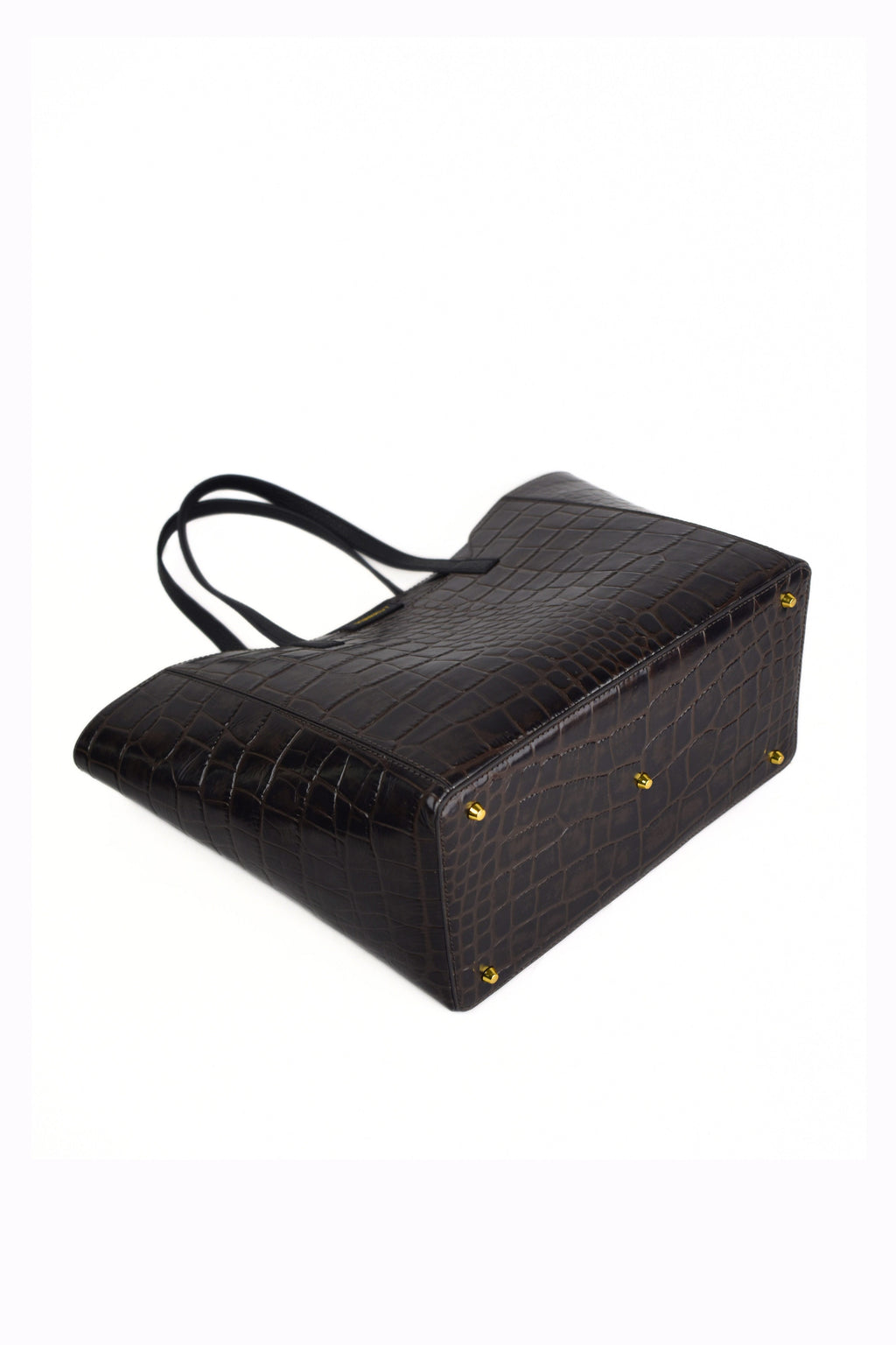 Noir Croco Tote