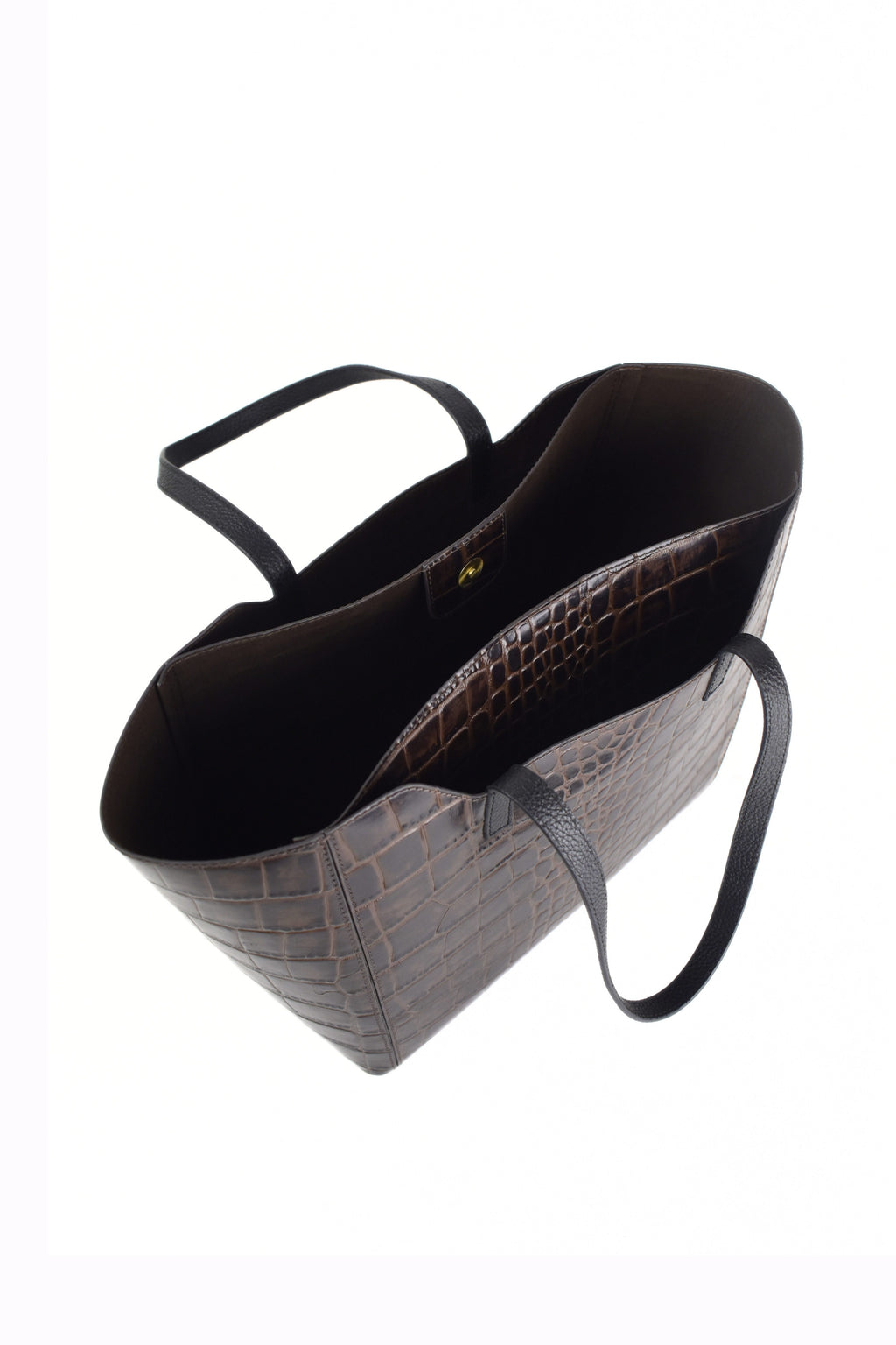 Noir Croco Tote
