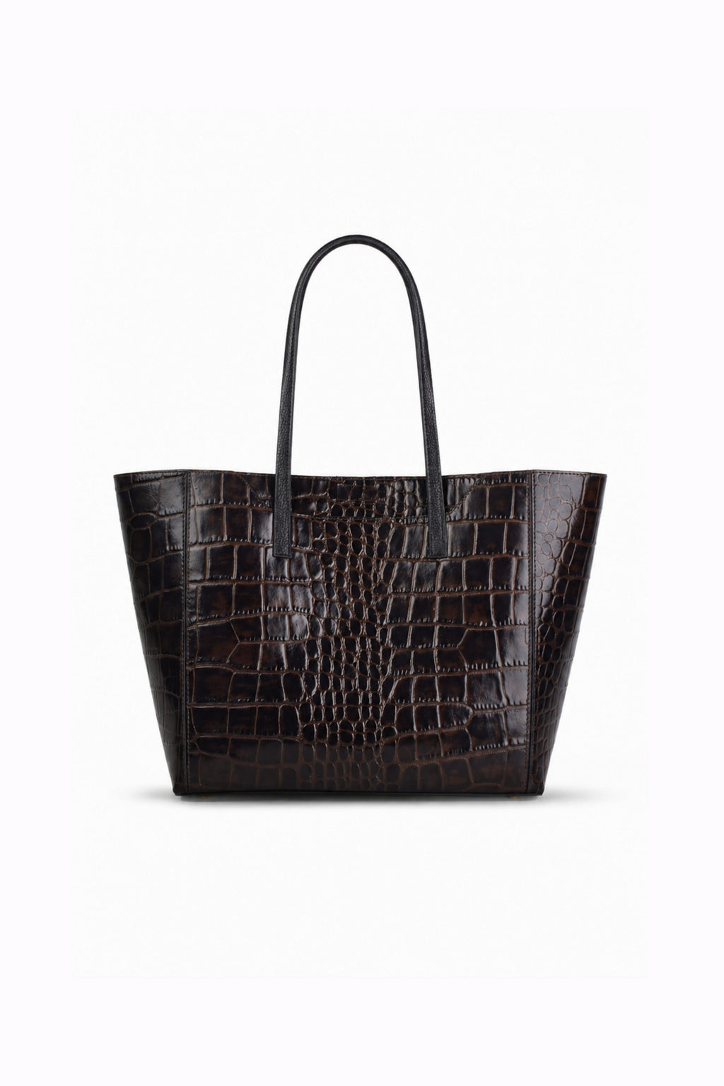 Noir Croco Tote