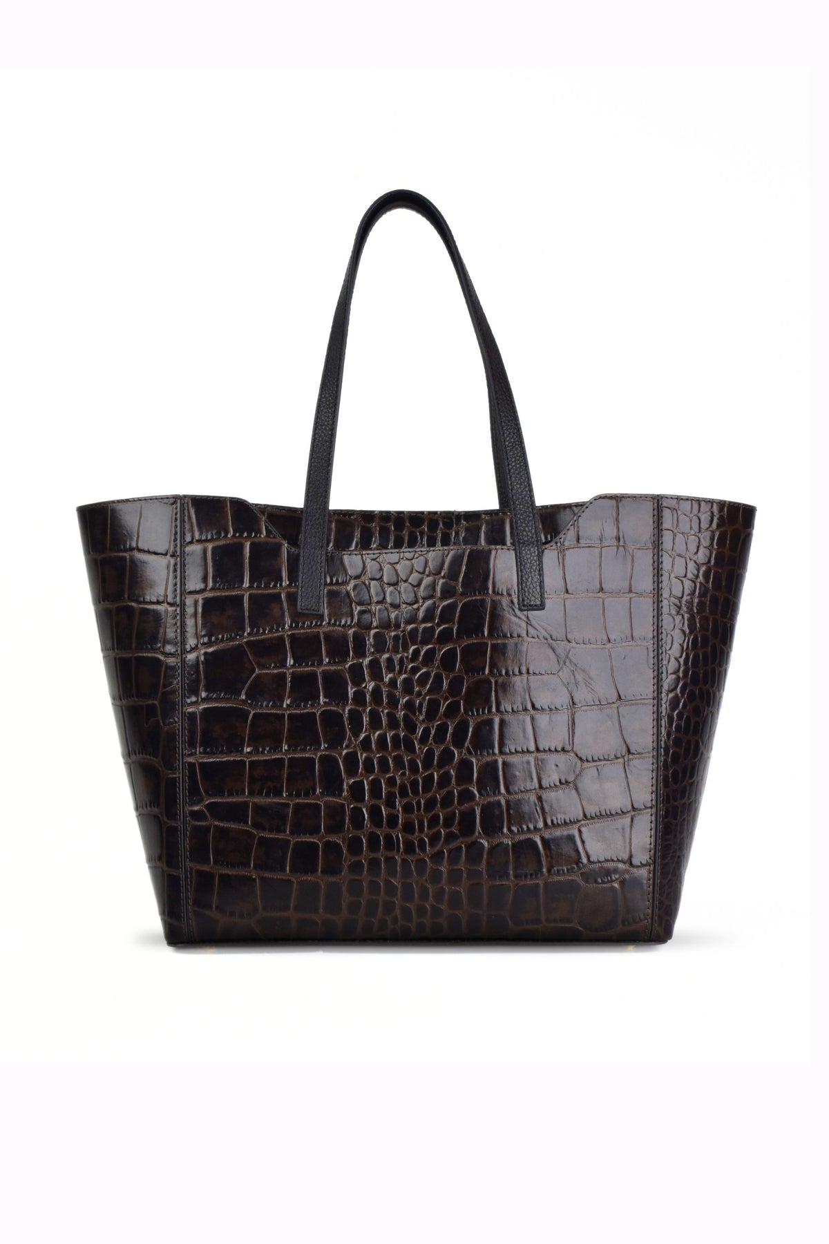 Noir Croco Tote