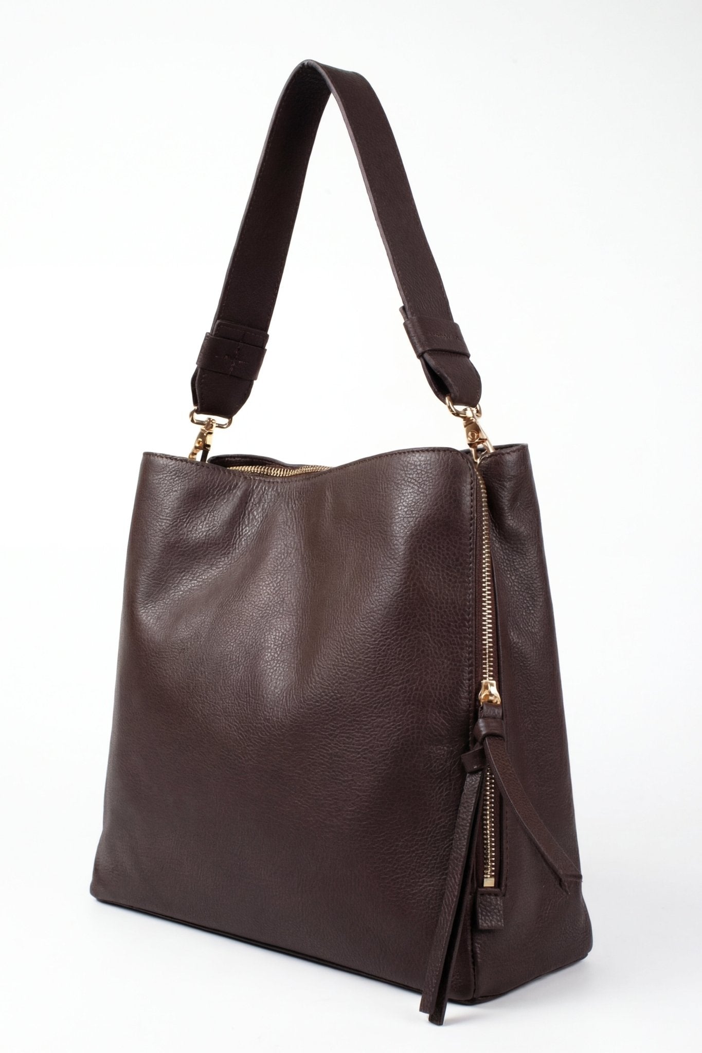 Elara Luxe Leather Shoulder Bag