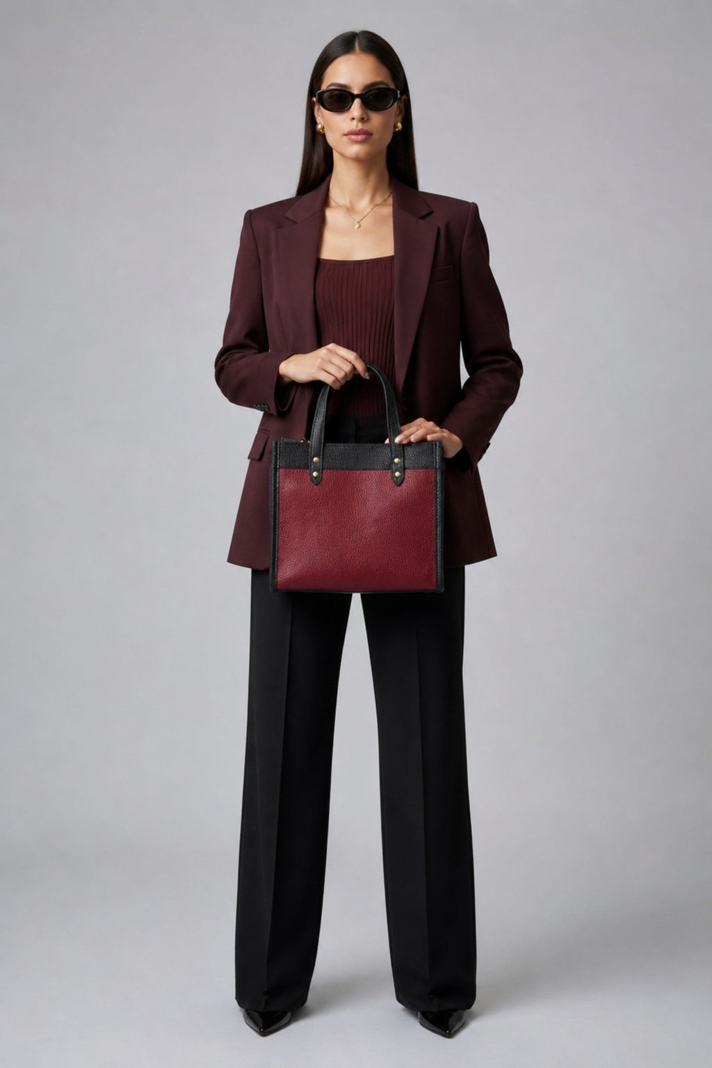 Mini Tote Leather Bag