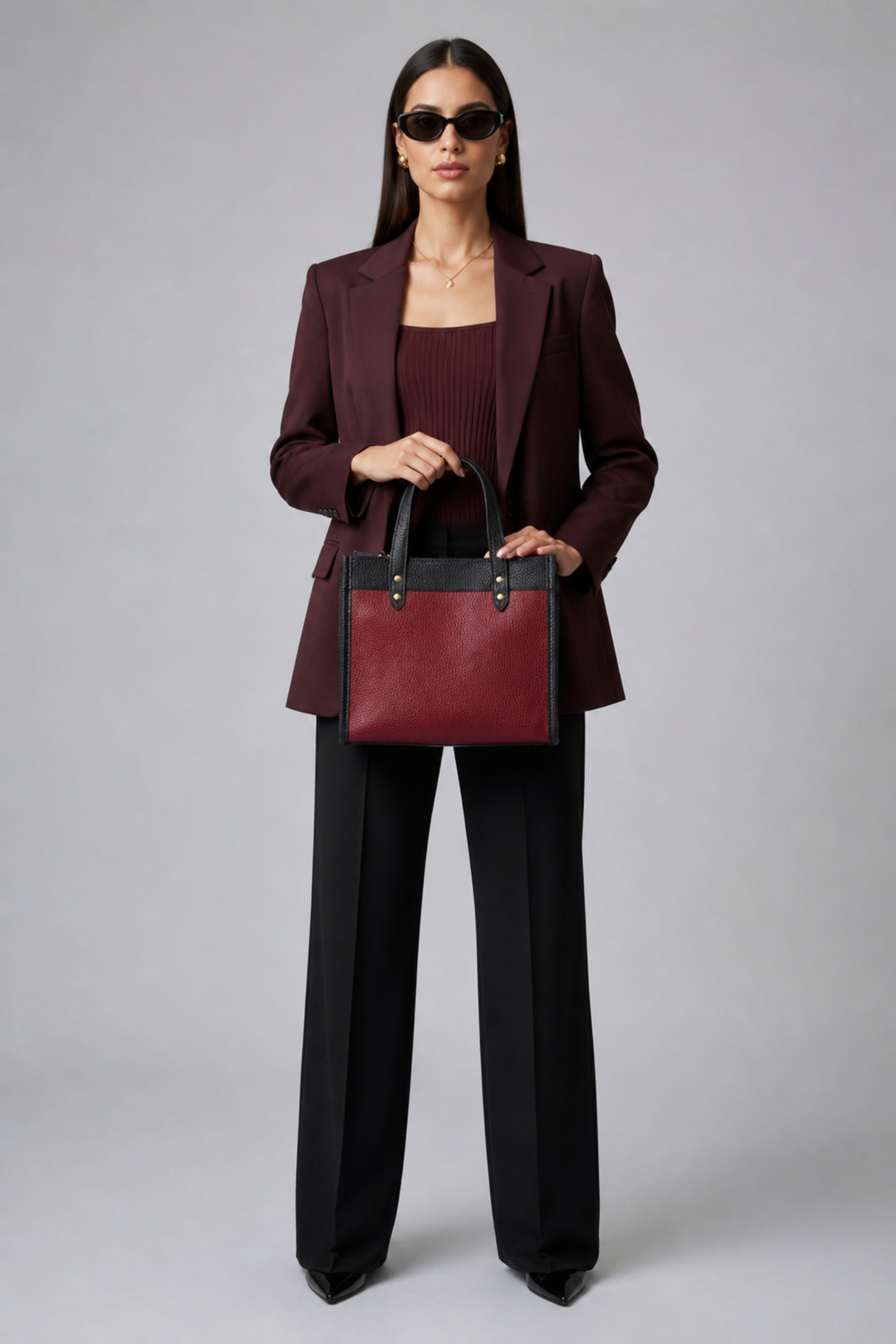 Mini Tote Leather Bag