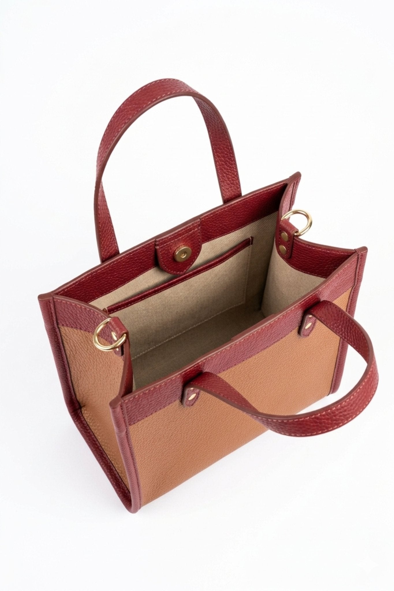 Mini Tote Leather Bag