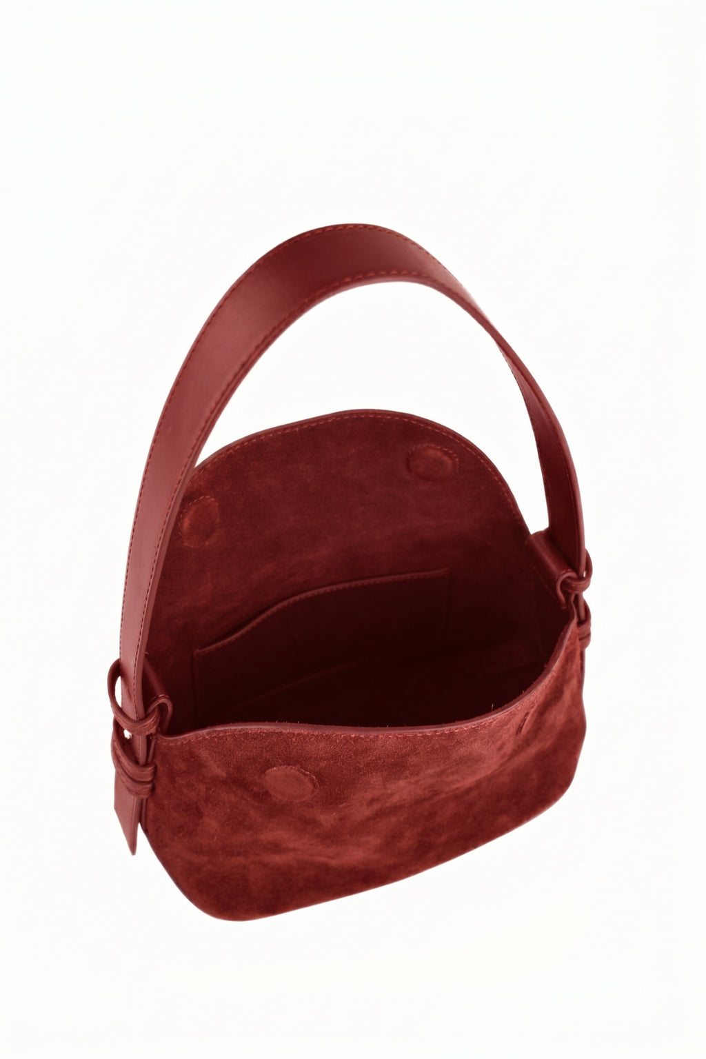 Noir Dune Suede Shoulder Bag
