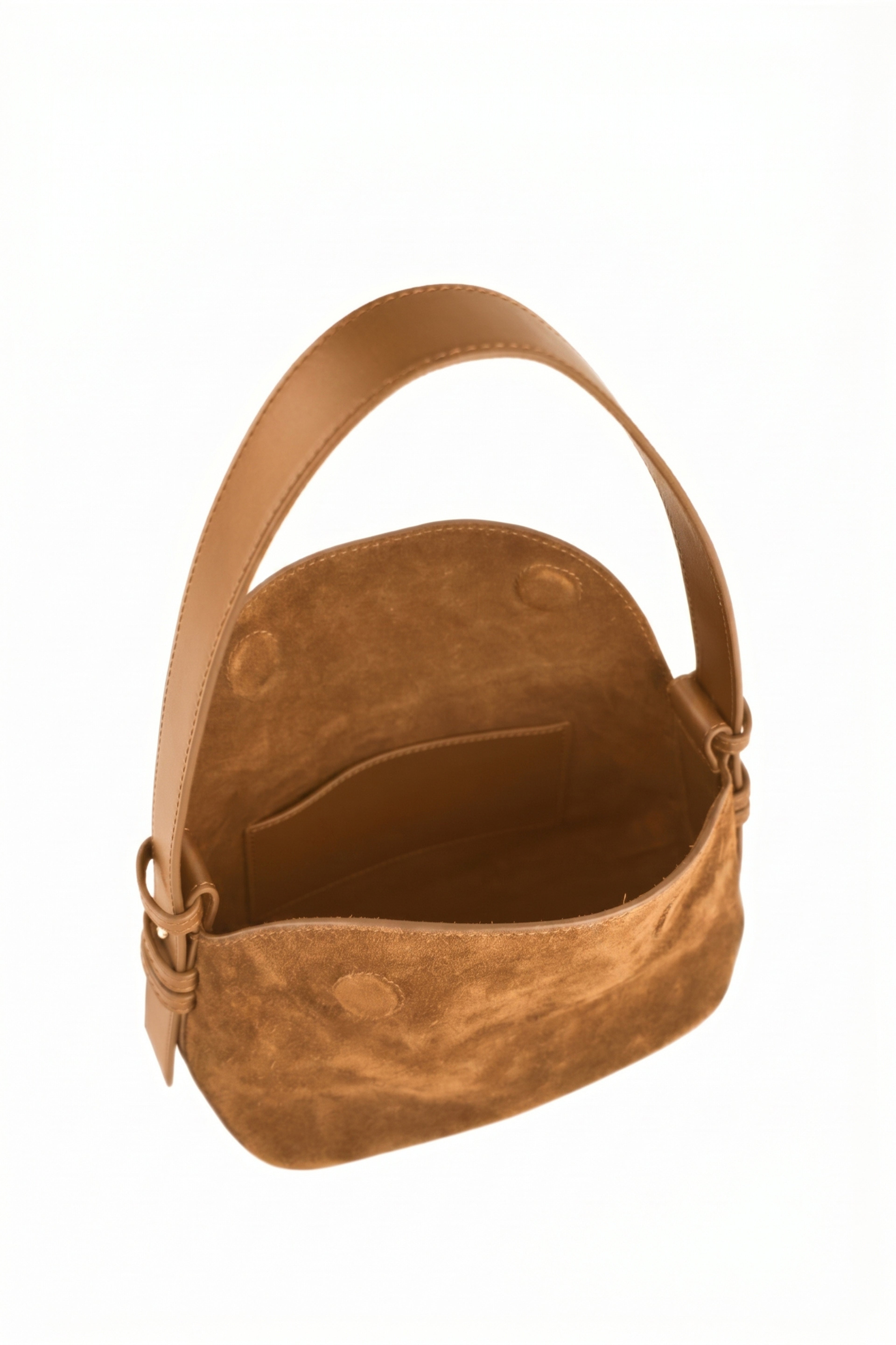 Noir Dune Suede Shoulder Bag