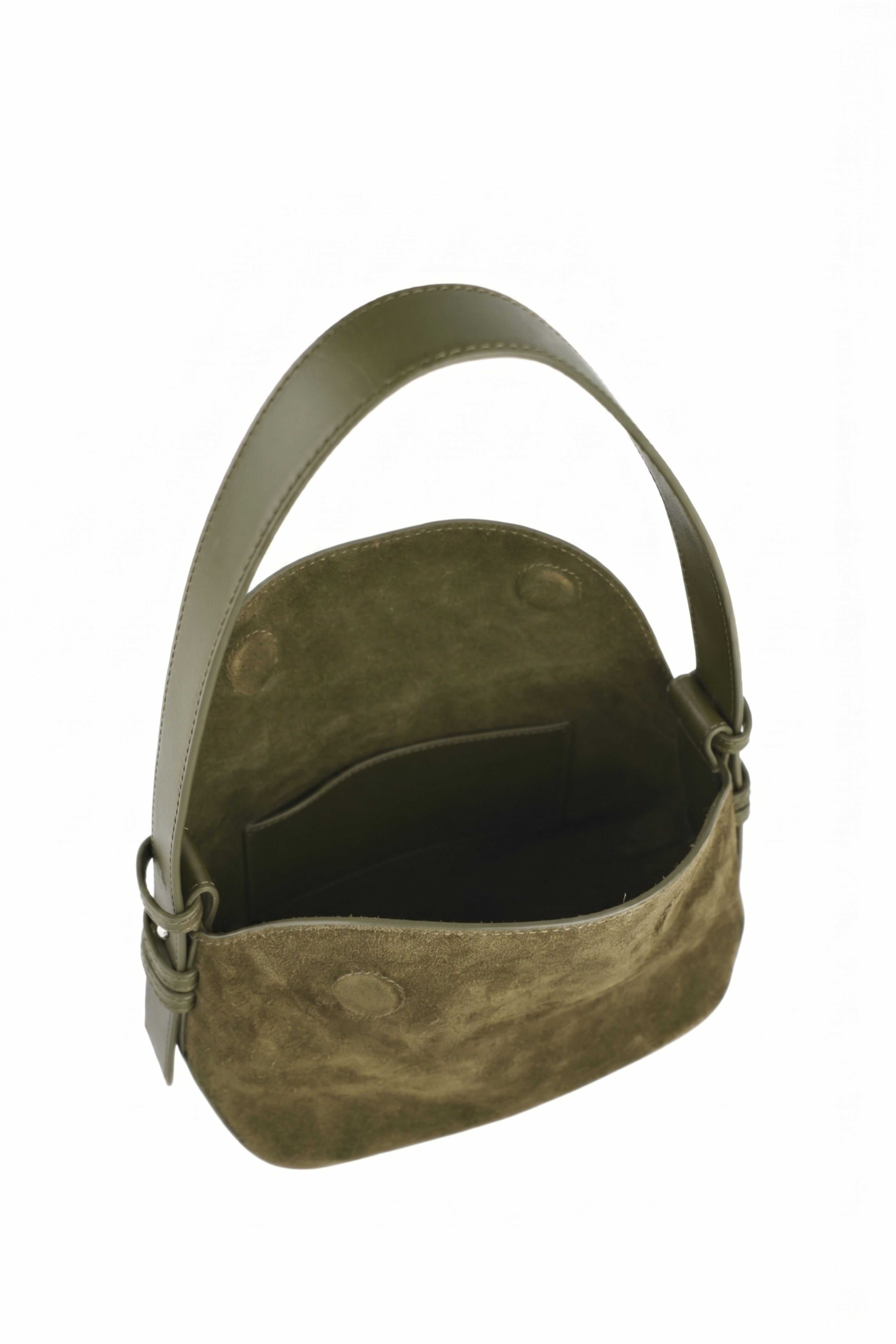 Noir Dune Suede Shoulder Bag