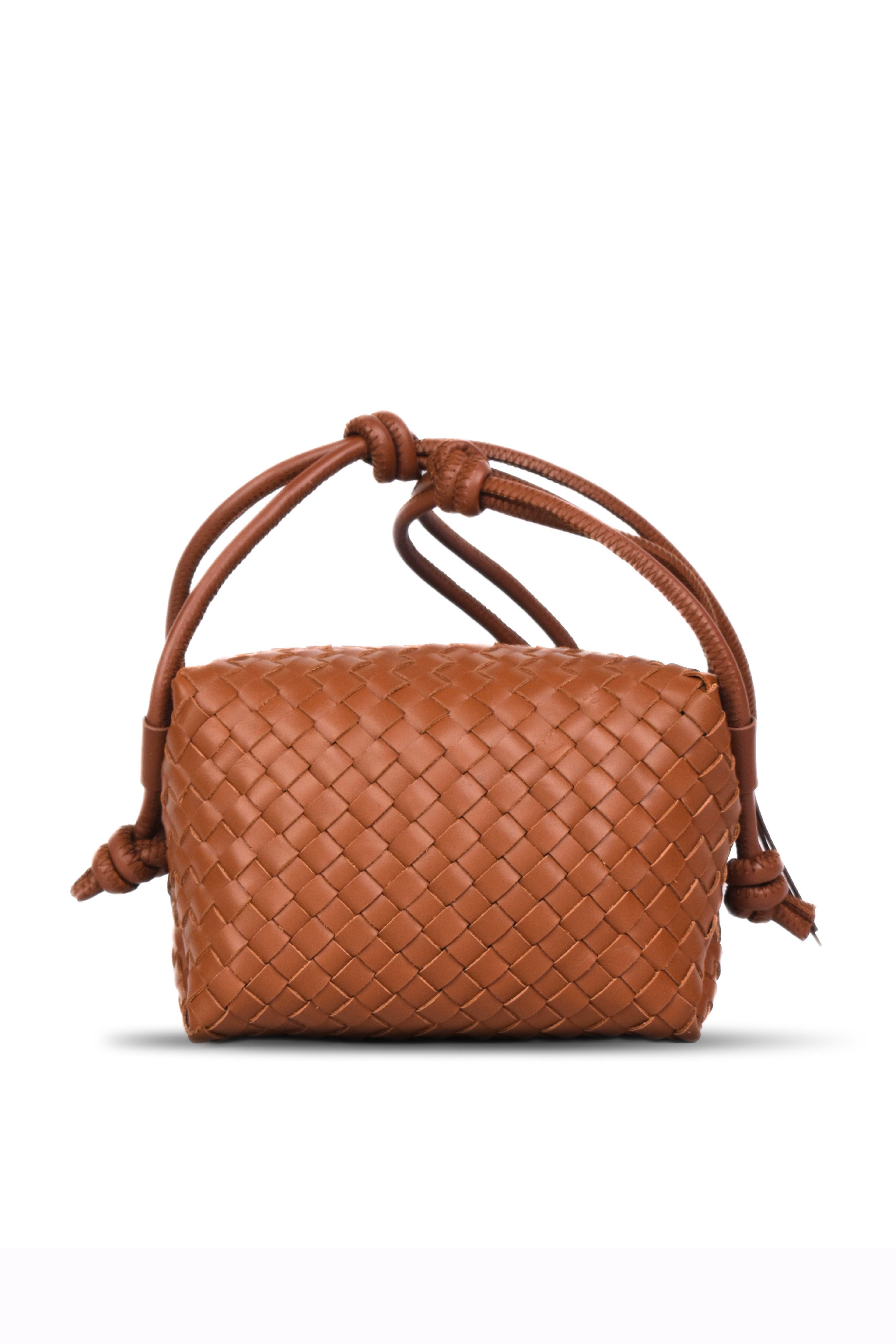 Woven Knot Shoulder Bag