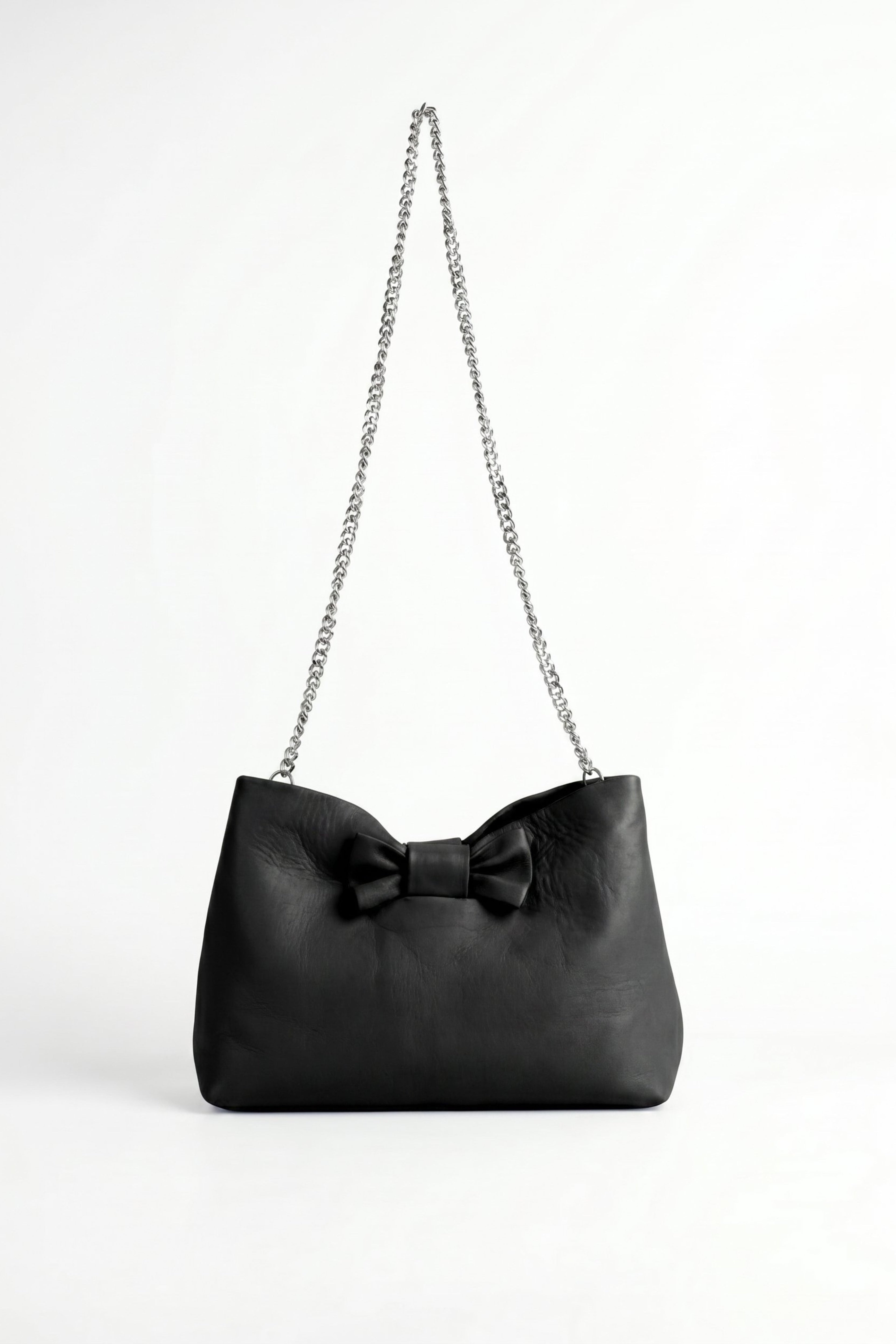 Bow Charm Shoulder Bag